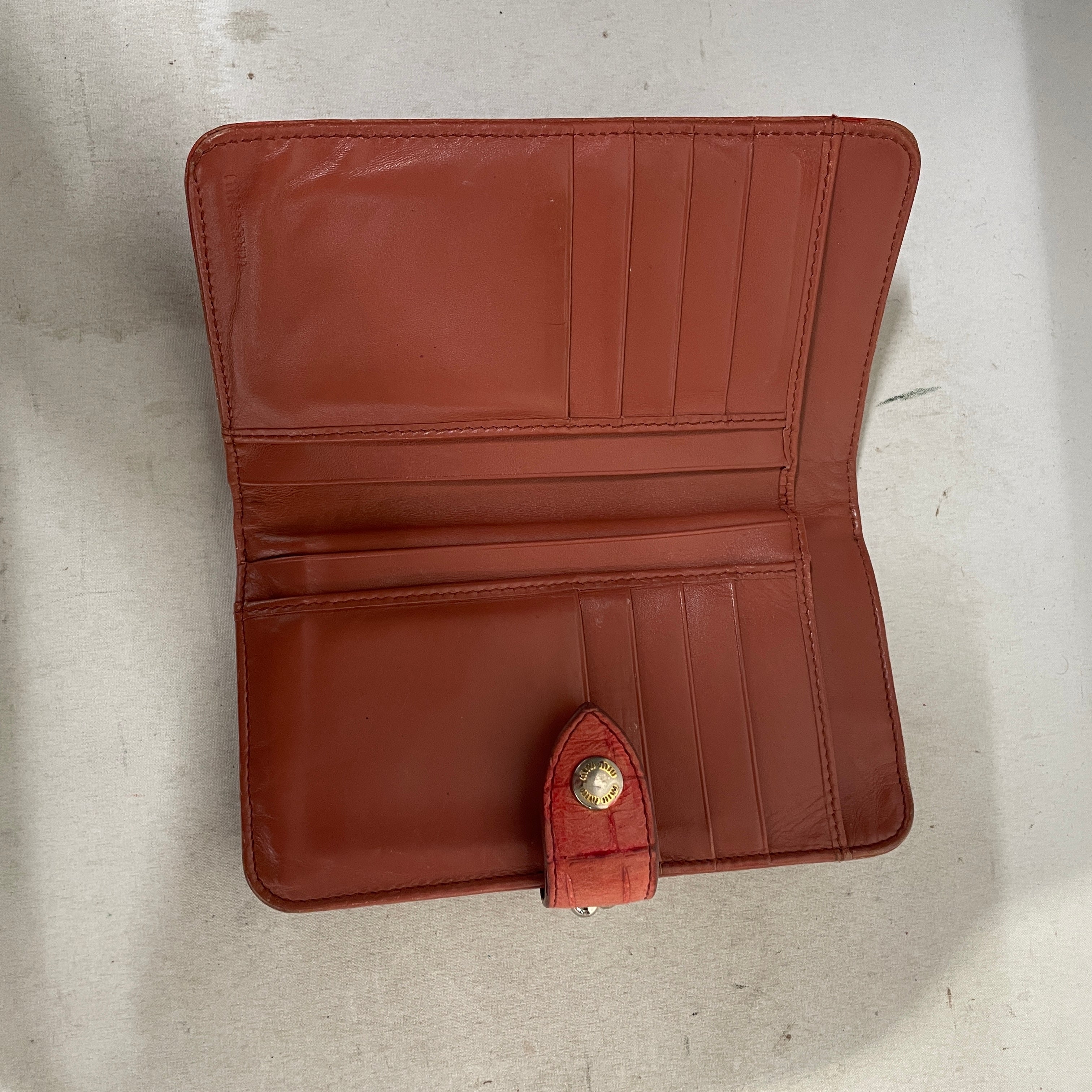 MIU MIU/Long Wallet/Leather/PNK/L's/VINTAGE FRENCH WALLET view 4
