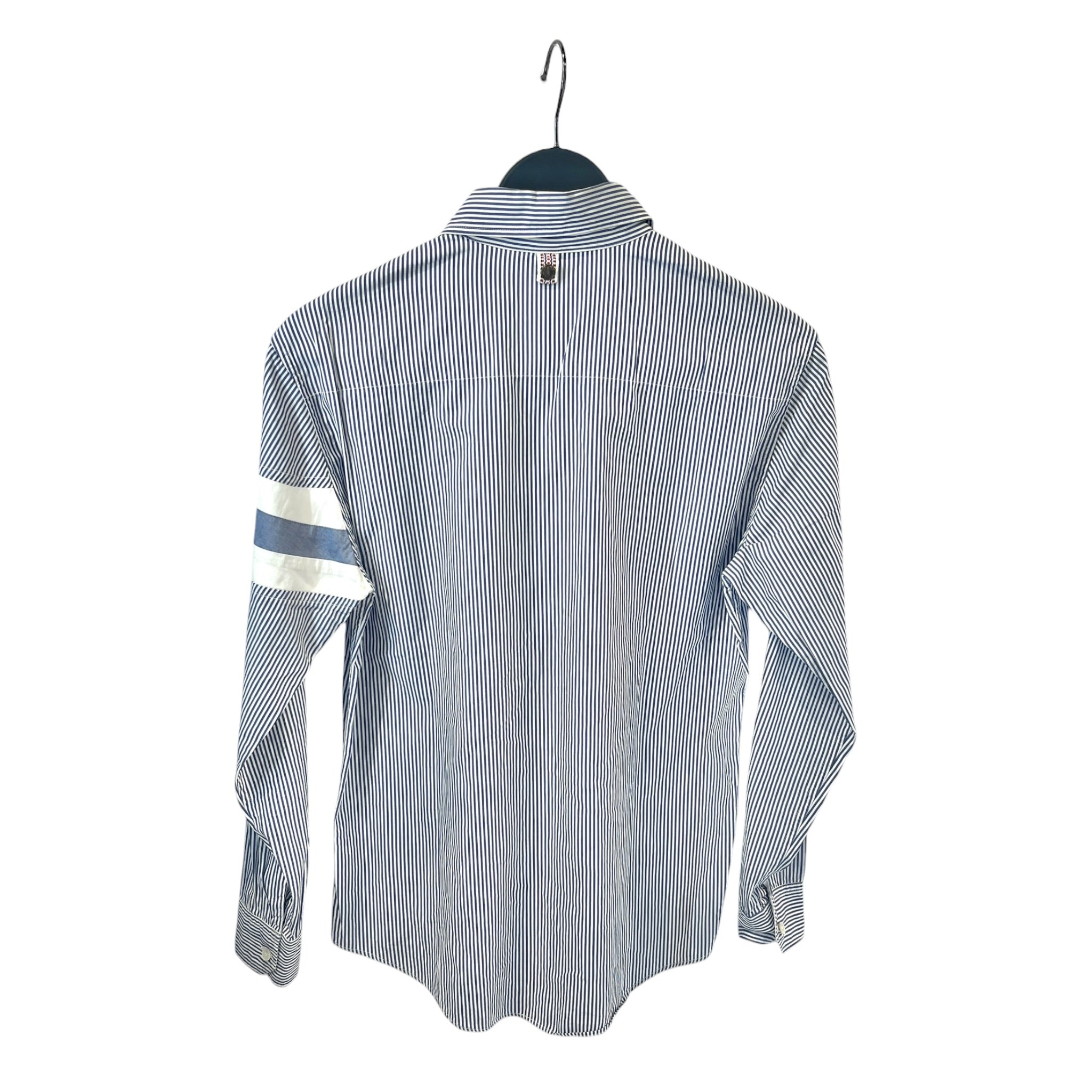 visvim/LS Shirt/S/Cotton/NVY/Stripe/AHAB STRIPE SHIRT view 2