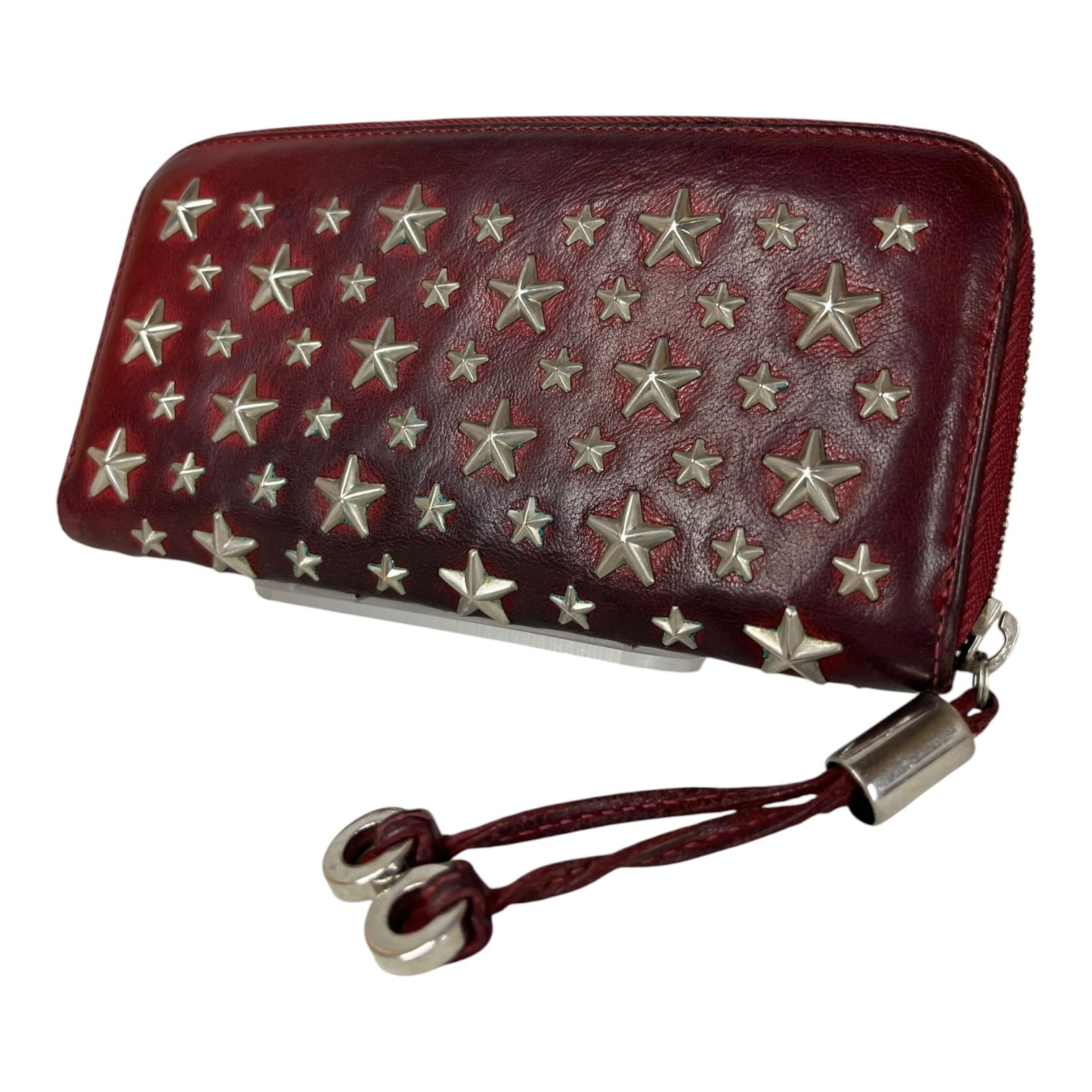 JIMMY CHOO/Long Wallet/Leather/BRD/Star Studded wallet view 1