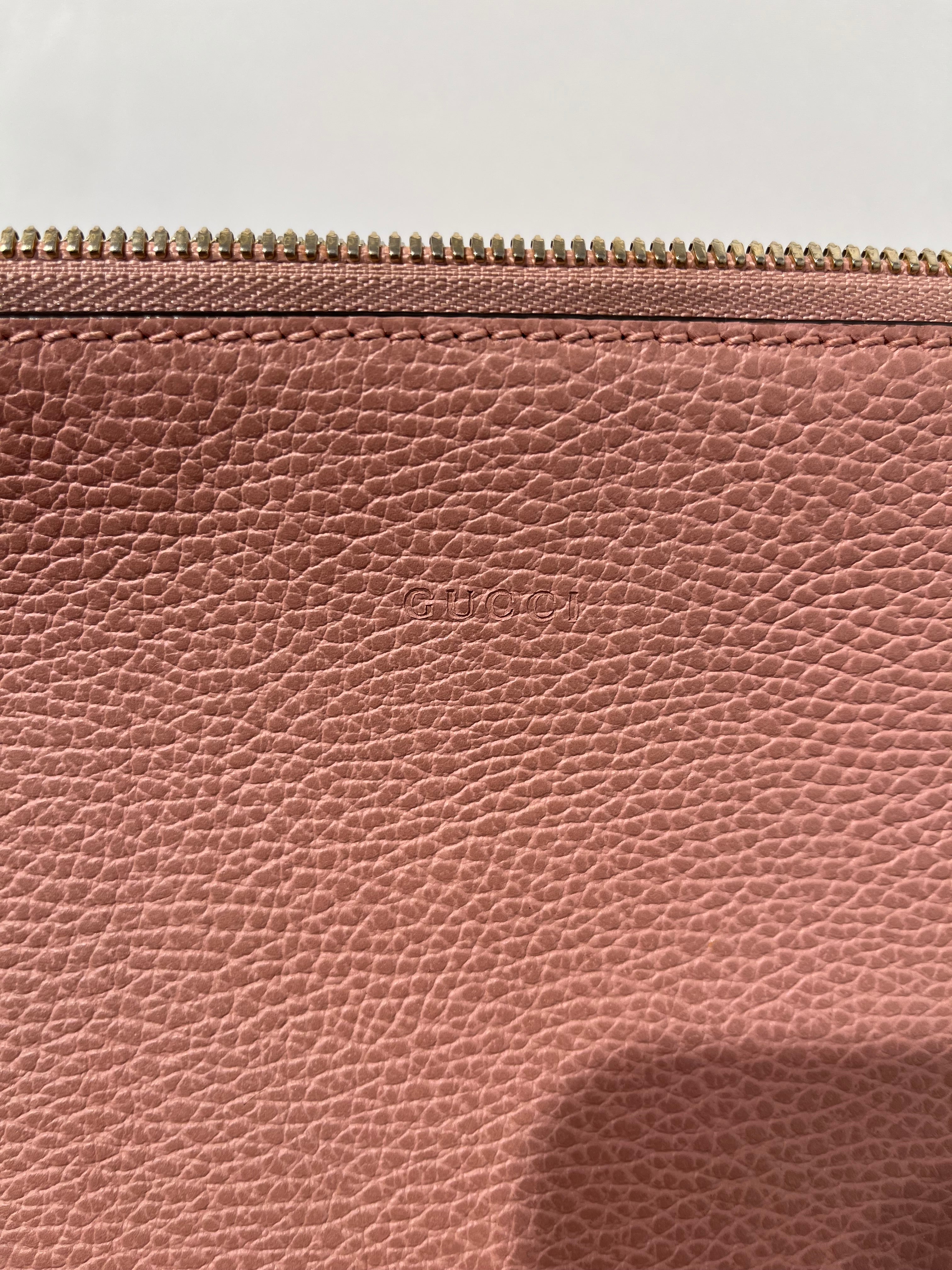 GUCCI/Clutch Bag/Leather/PNK/BAMBOO TASSLE CLUTCH view 6