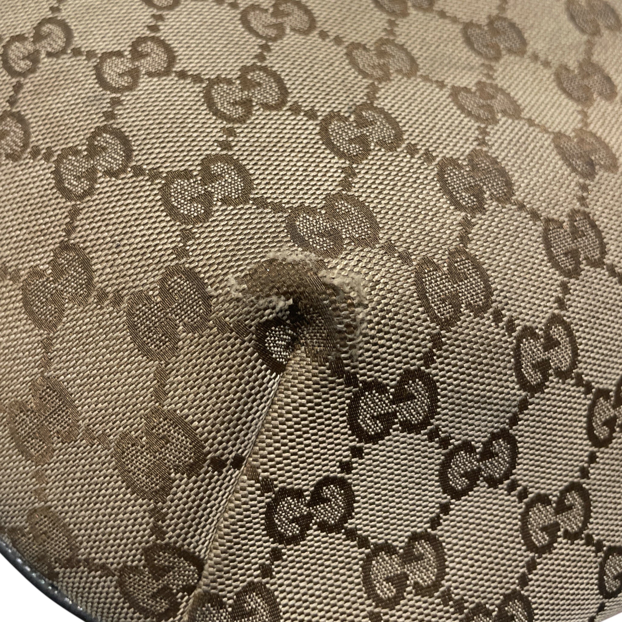 GUCCI/Hand Bag/Monogram/Cotton/BEG/HALF MOON view 5