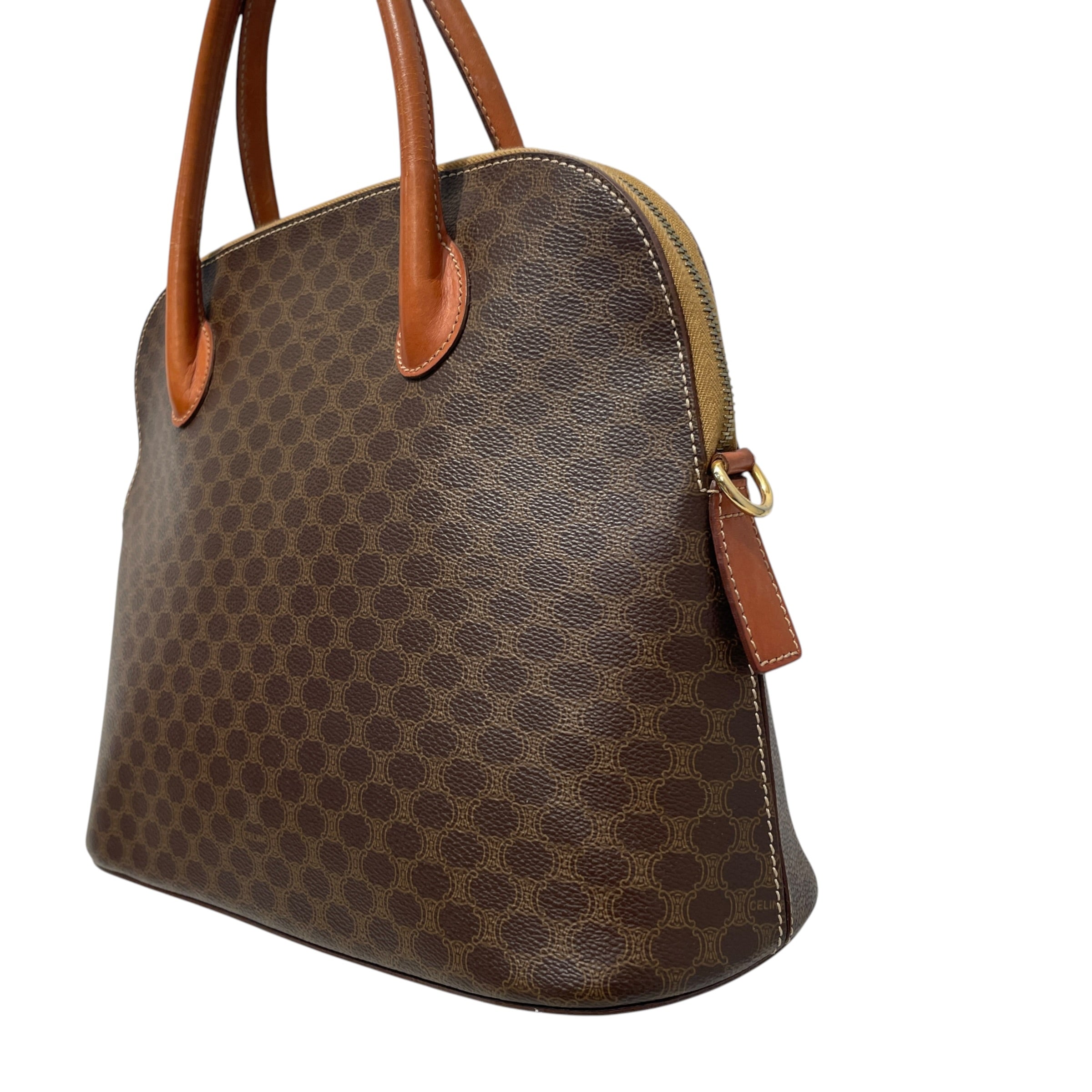 CELINE/Bag/Monogram/Leather/BRW/Madcam Woven  Attern Bag view 2