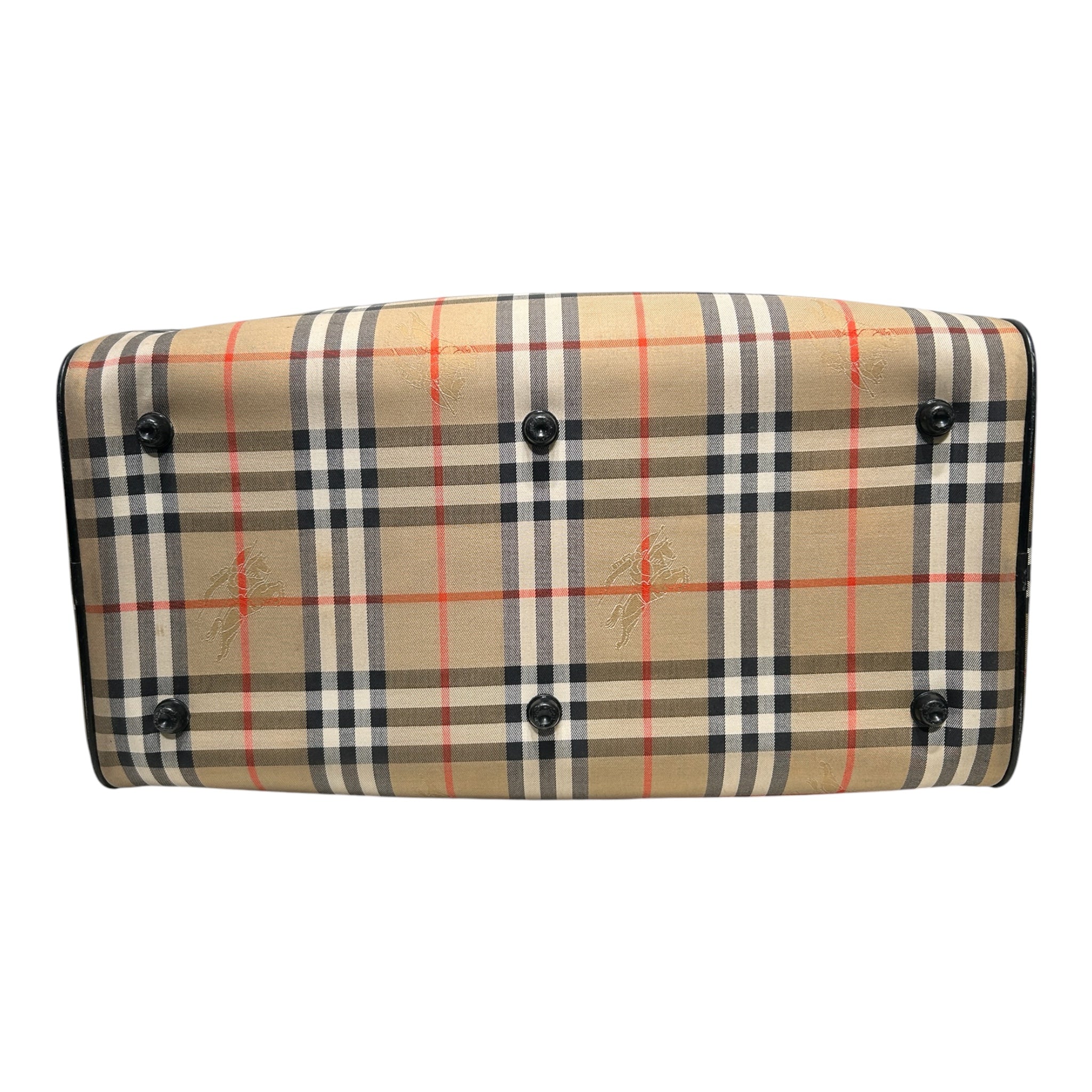 BURBERRYS/Tote Bag/Plaid/Cotton/BEG/NOVA CHECK CANVAS BAG view 3