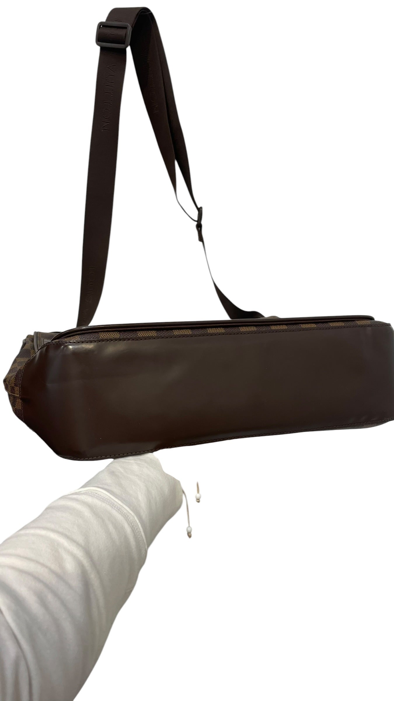 LOUIS VUITTON/Cross Body Bag/Monogram/Leather/BRW/Damier Spencer Messenger view 3