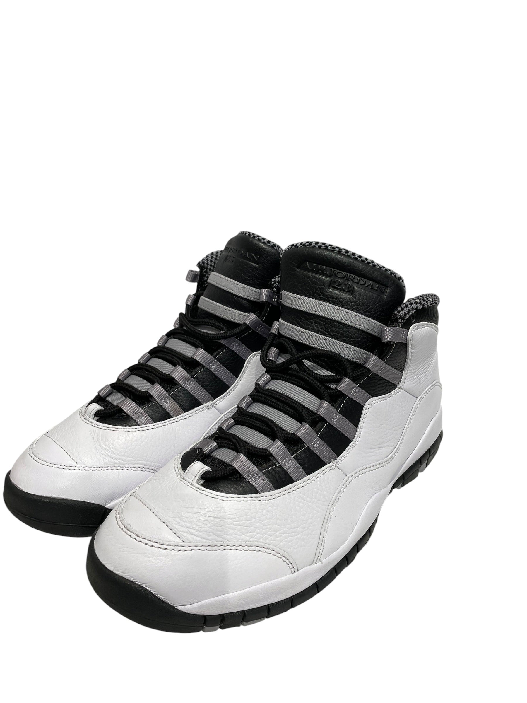NIKE/Hi-Sneakers/US 11/Leather/WHT/Jordan 10 "Steel" view 1