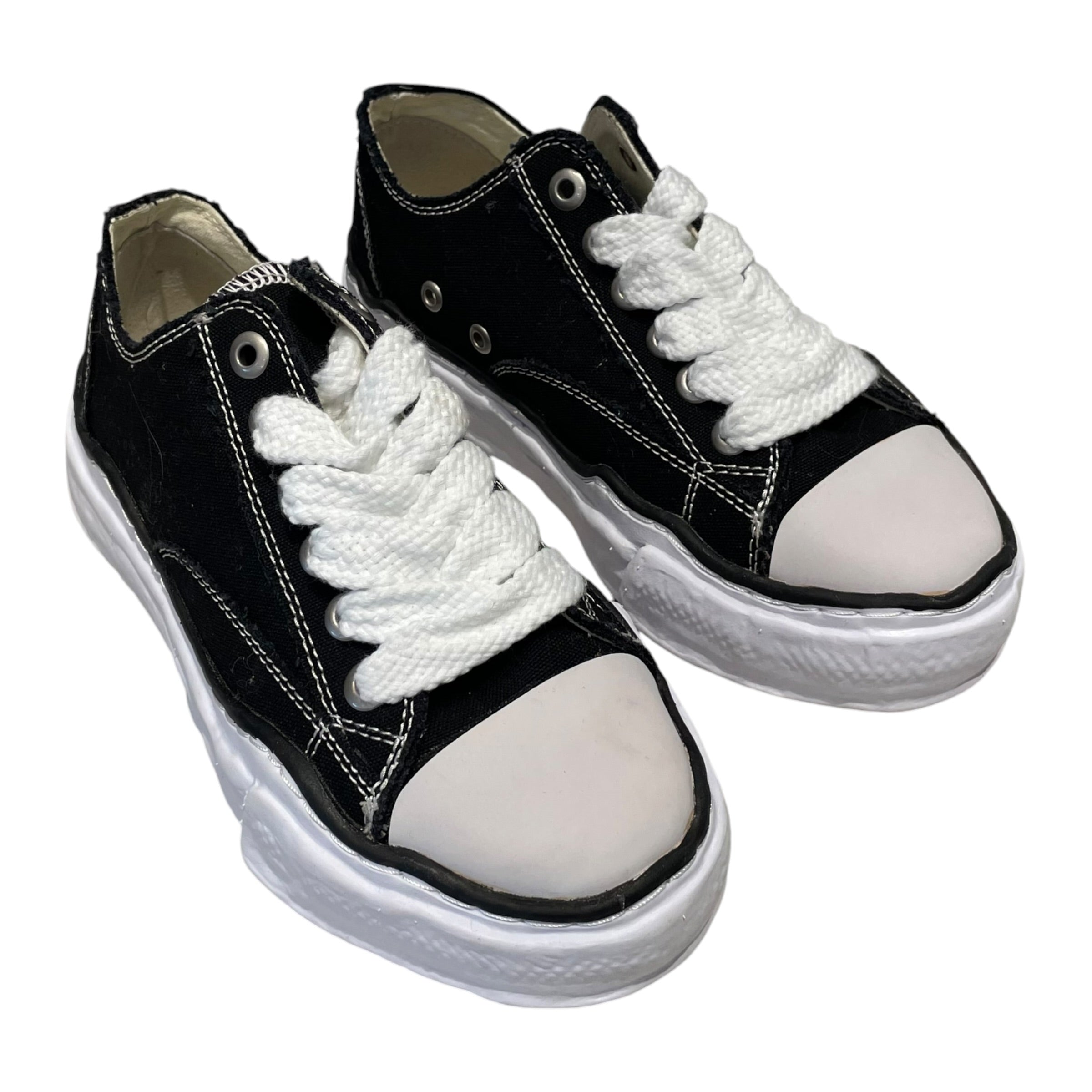 MIHARA YASUHIRO/Low-Sneakers/EU 37/Cotton/BLK/Peterson OG Canvas view 1