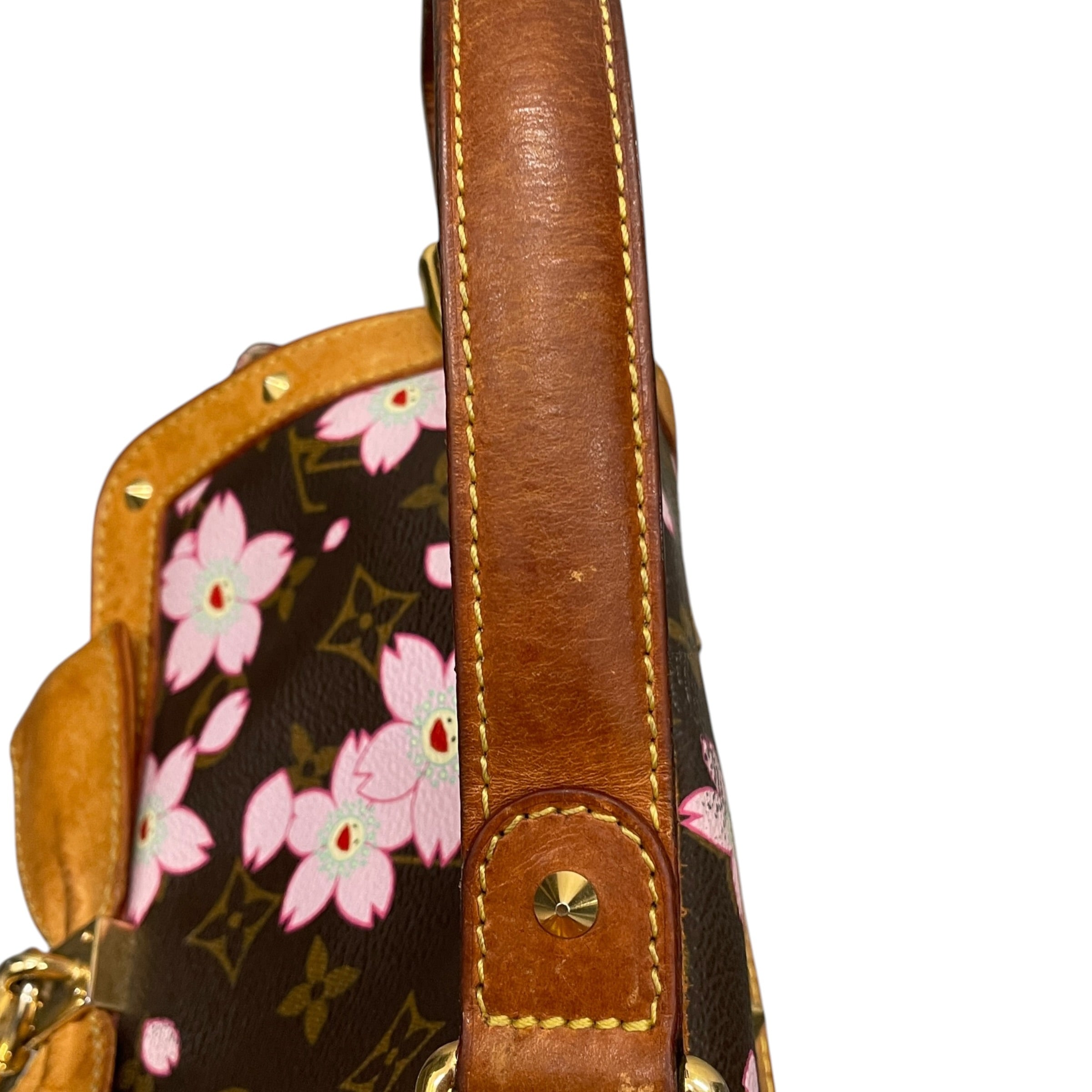 LOUIS VUITTON/Bag/Monogram/Leather/BRW/Blossom Sac Retro view 8