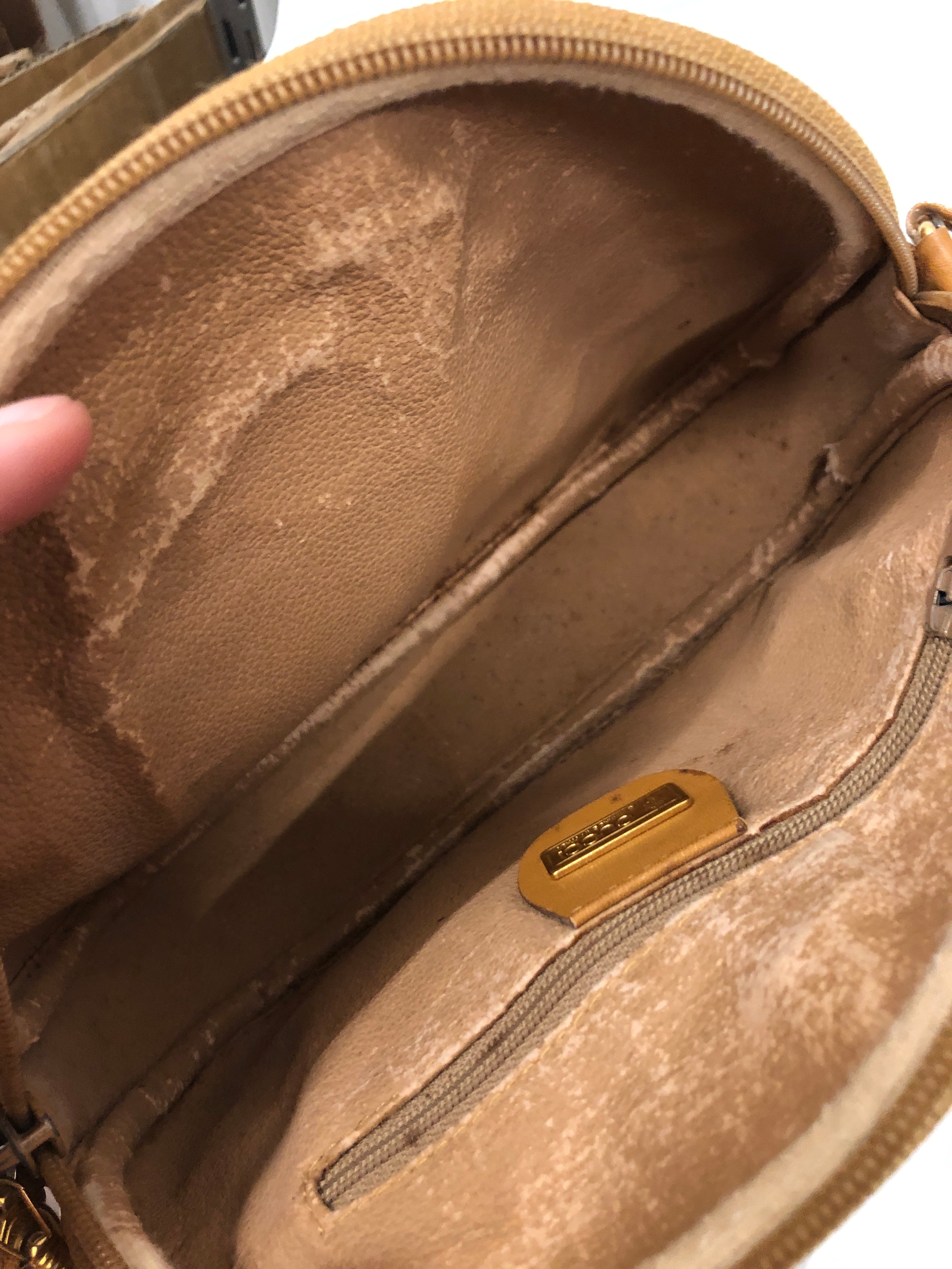 GUCCI/Cross Body Bag/Monogram/Leather/CML/GG Crossbody Circle Bag view 4