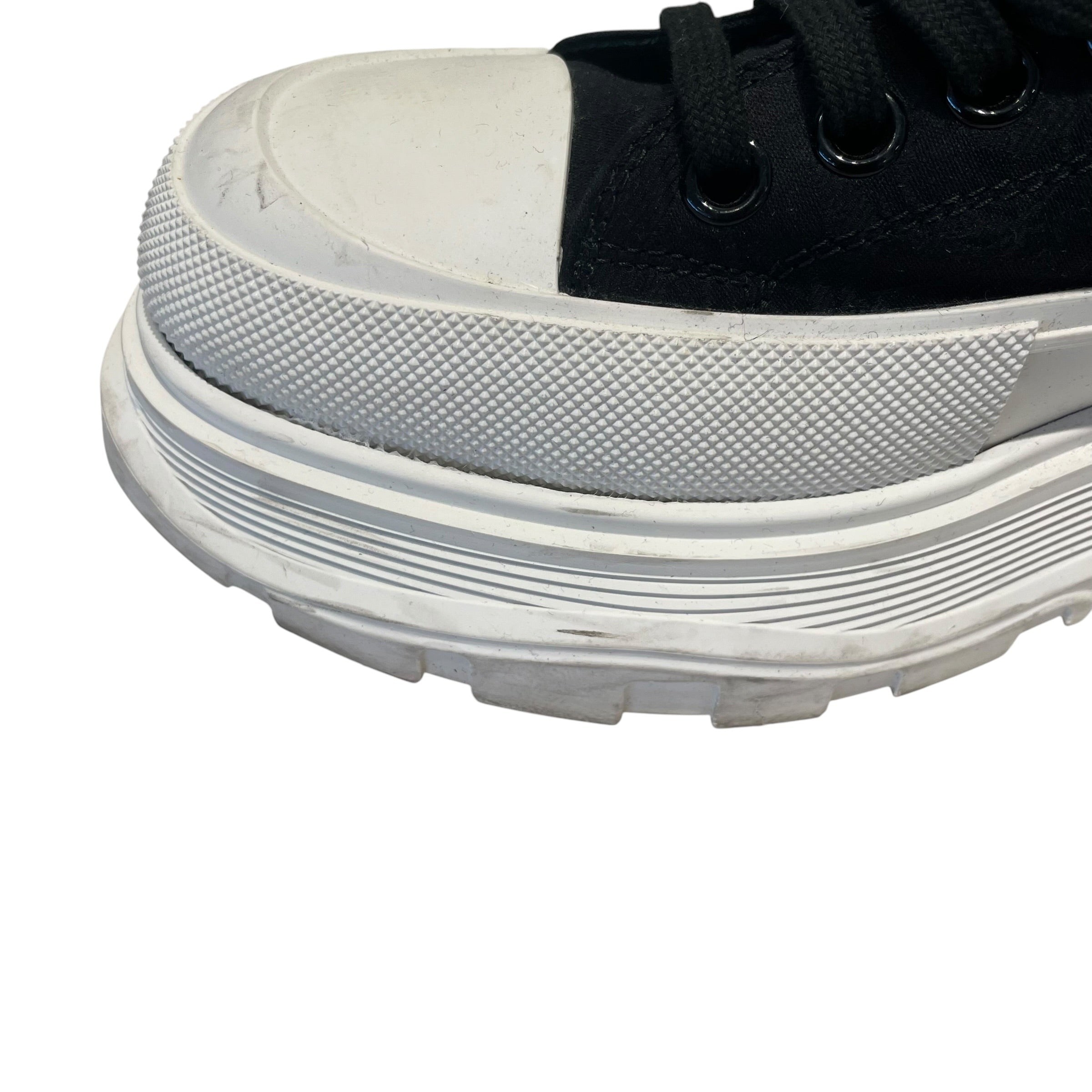 Alexander McQueen/Low-Sneakers/EU 43/Cotton/BLK/ view 8
