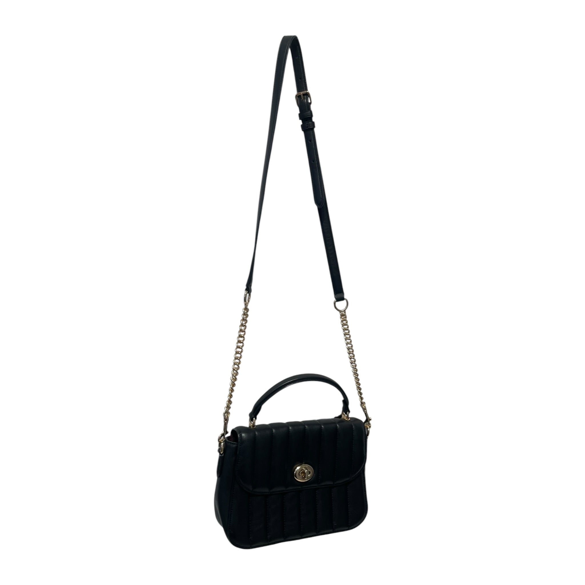 COACH/Cross Body Bag/Leather/BLK/top handle c2157-c1558 view 1