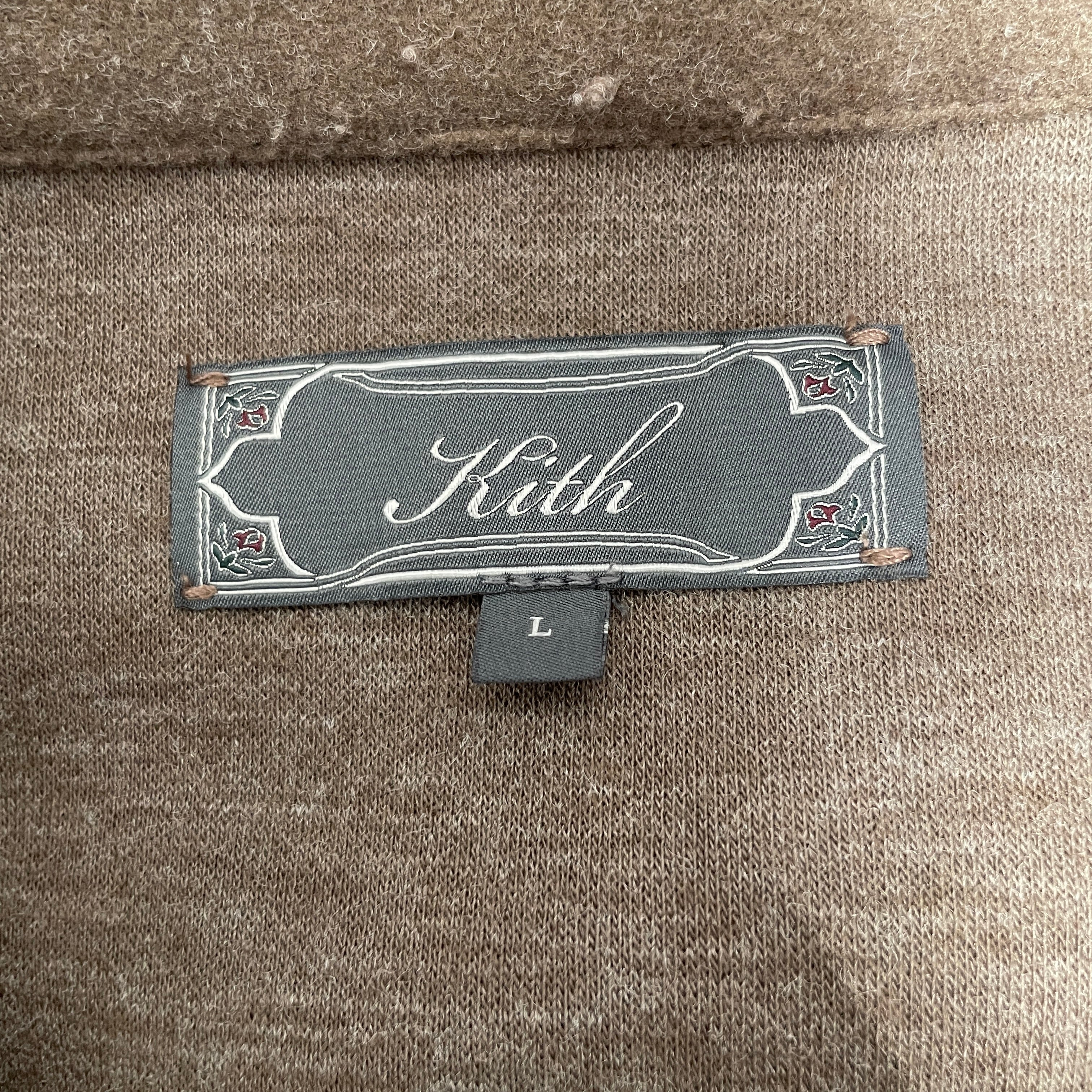 KITH/Jacket/L/Acrylic/BRW/Wool-like view 3