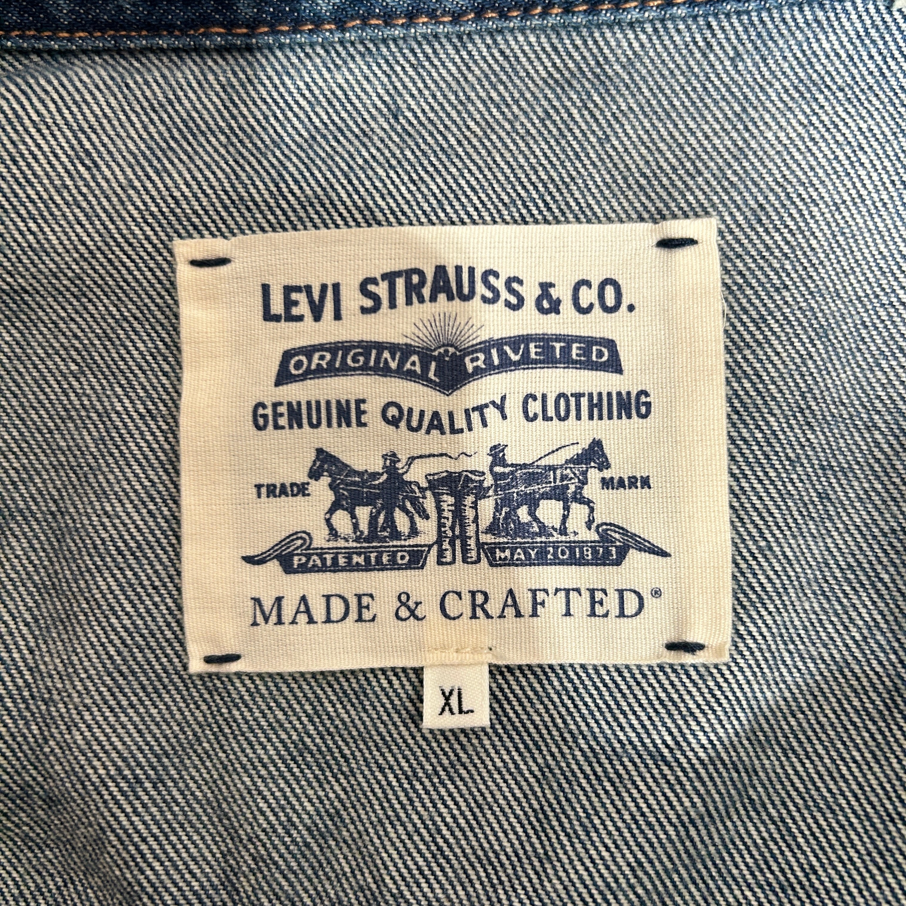 LEVI'S MADE&CRAFTED/Denim Jkt/XL/Denim/IDG/TYPE 2 view 3