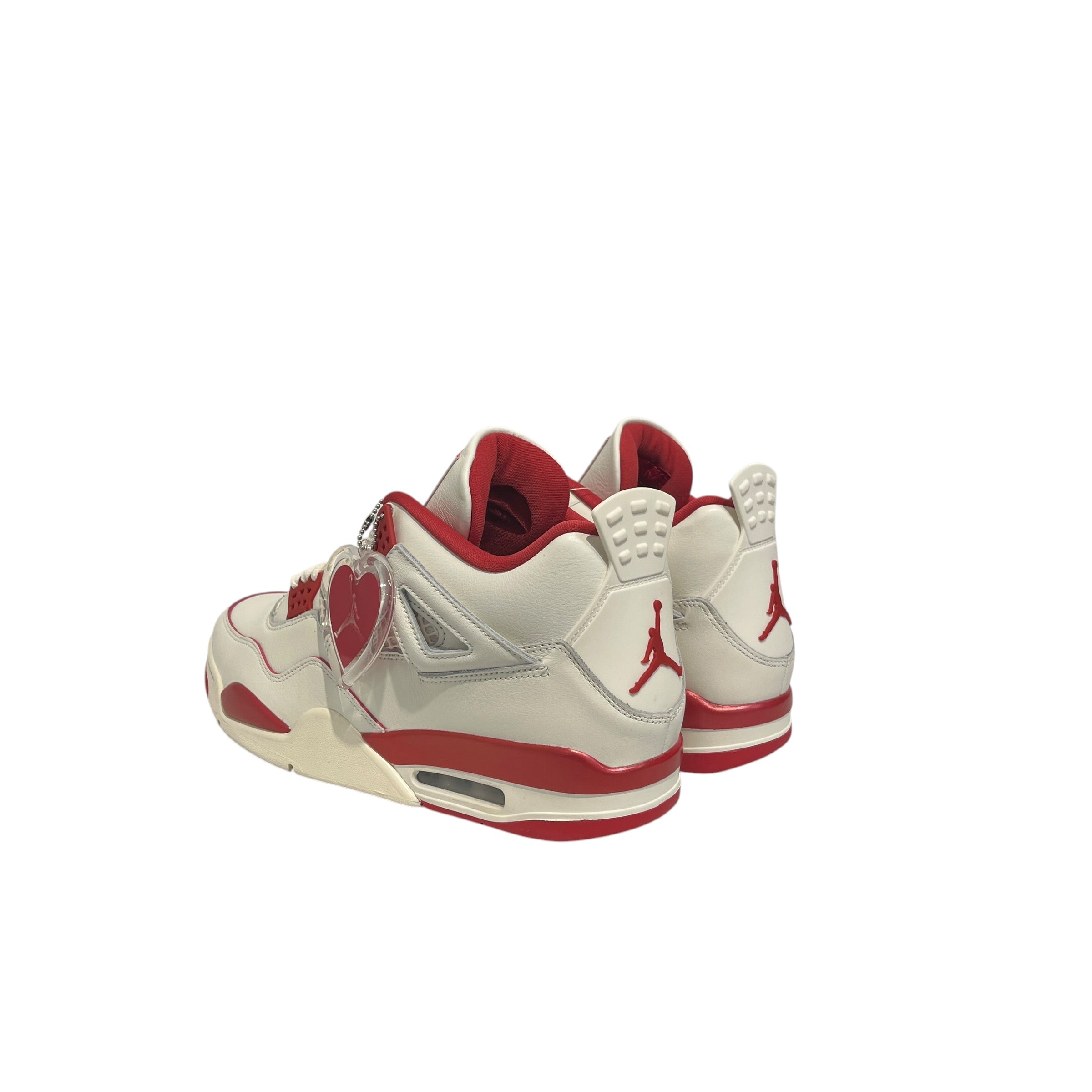 NIKE/Low-Sneakers/US 13.5/Leather/WHT/Jordan 4 Valentines Day view 2