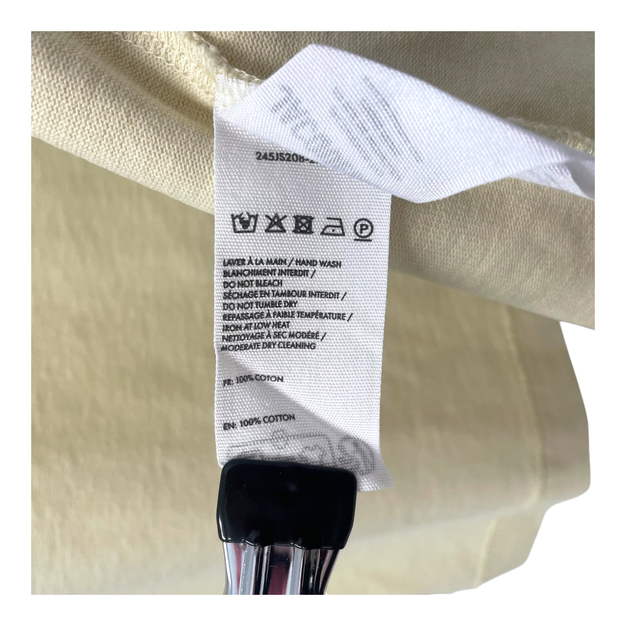 JACQUEMUS/T-Shirt/L/Cotton/YEL/LABELRIGHTSIDE view 5