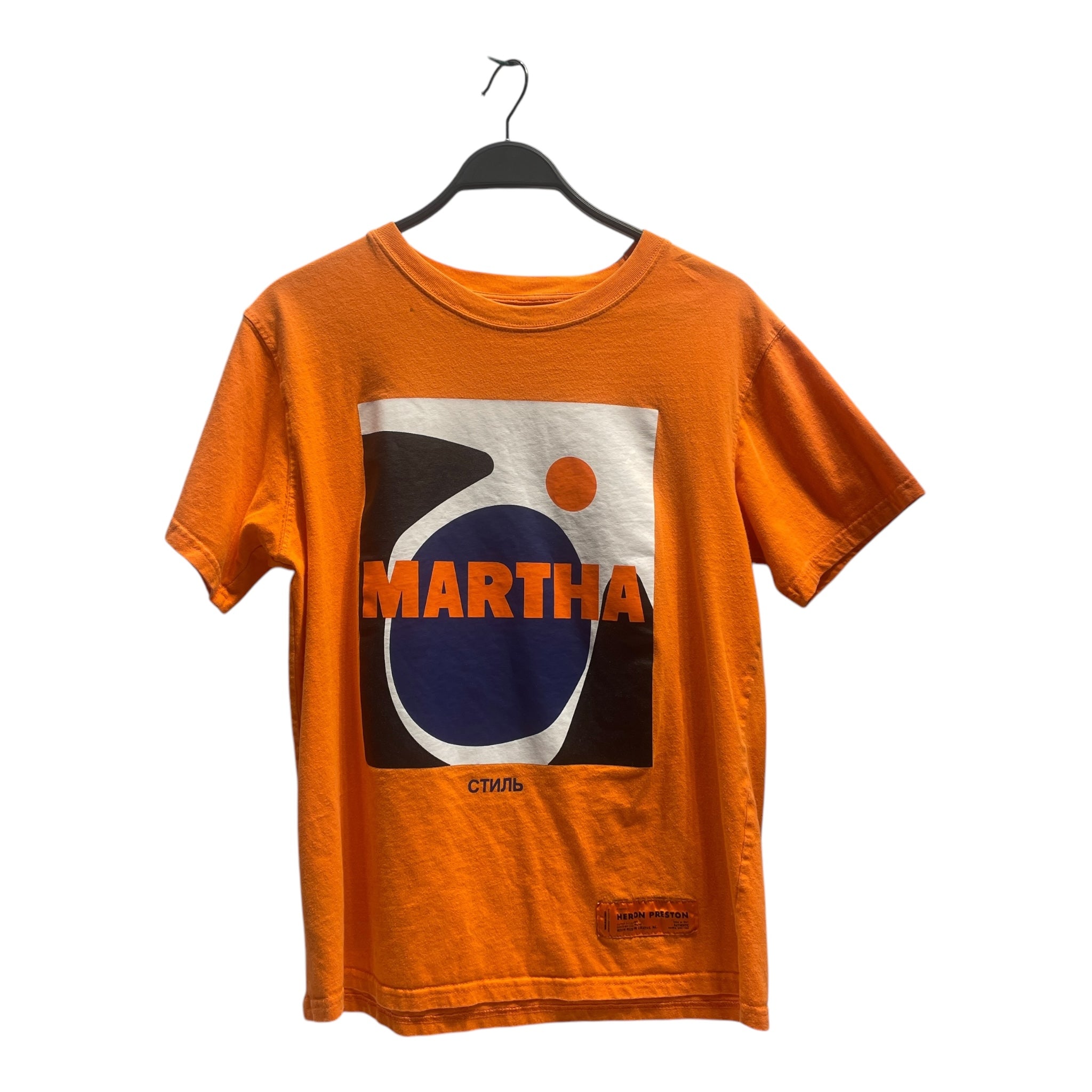 HERON PRESTON/T-Shirt/M/Cotton/ORN/Graphic/ view 1