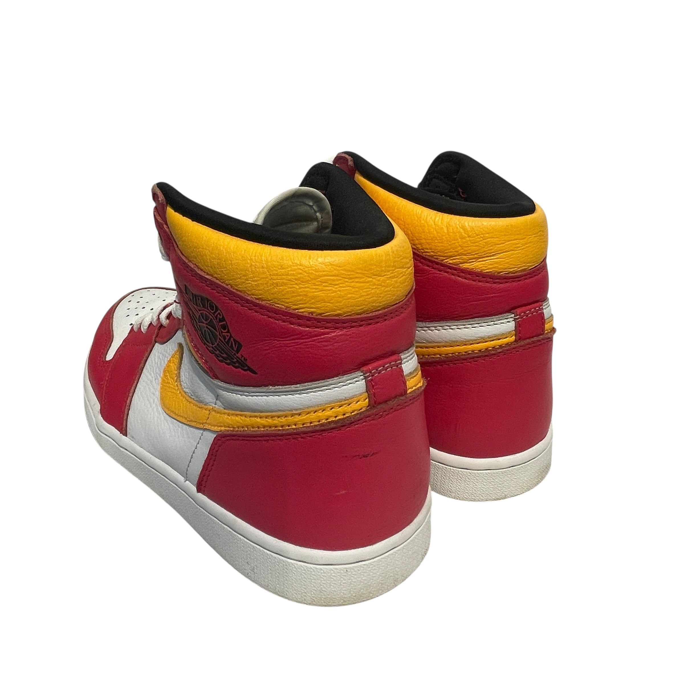 NIKE/Hi-Sneakers/US 11/Leather/PNK/Jordan 1 high Light fusion red view 2