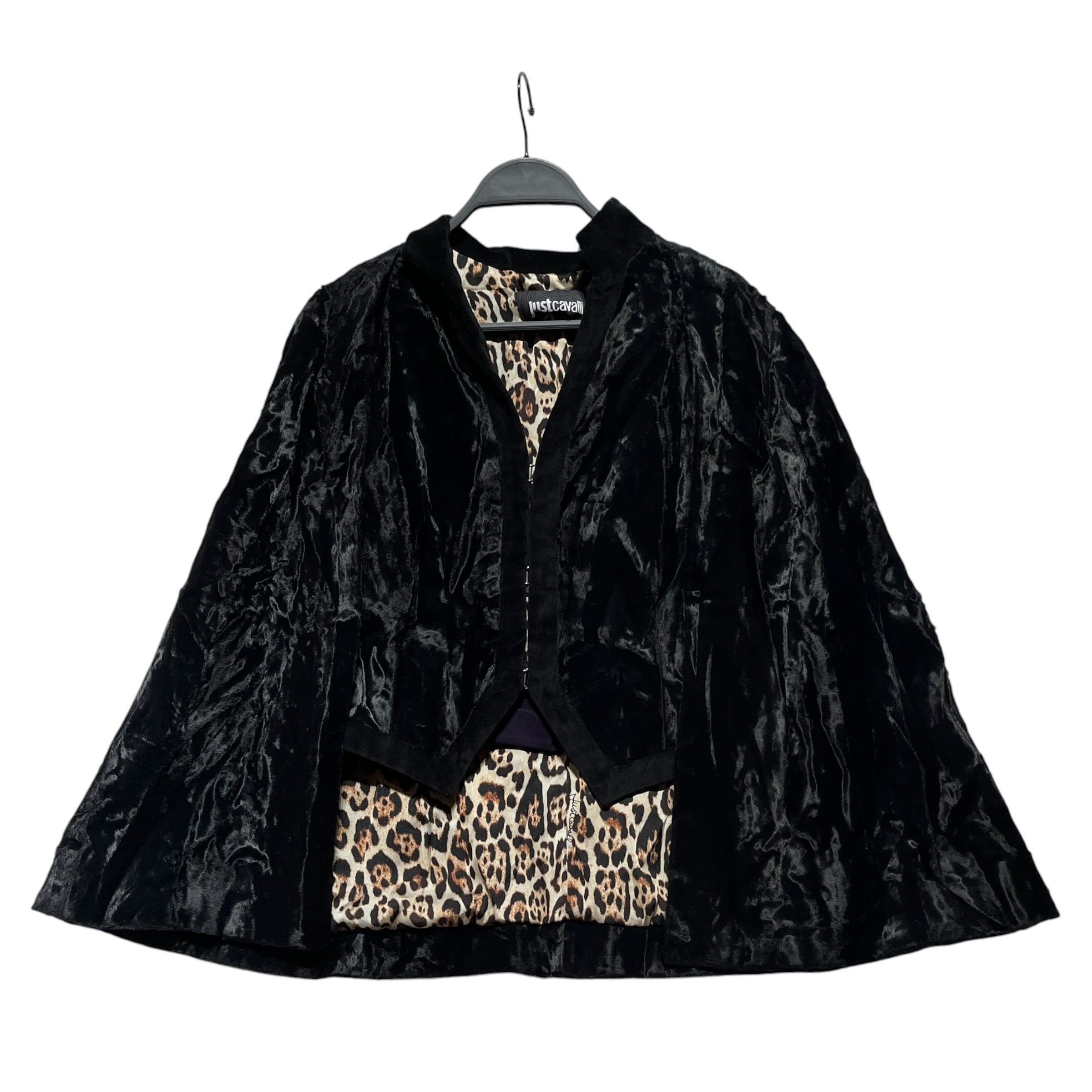 Just cavalli/Vest/40/Cotton/BLK/VEST W CAPE view 1
