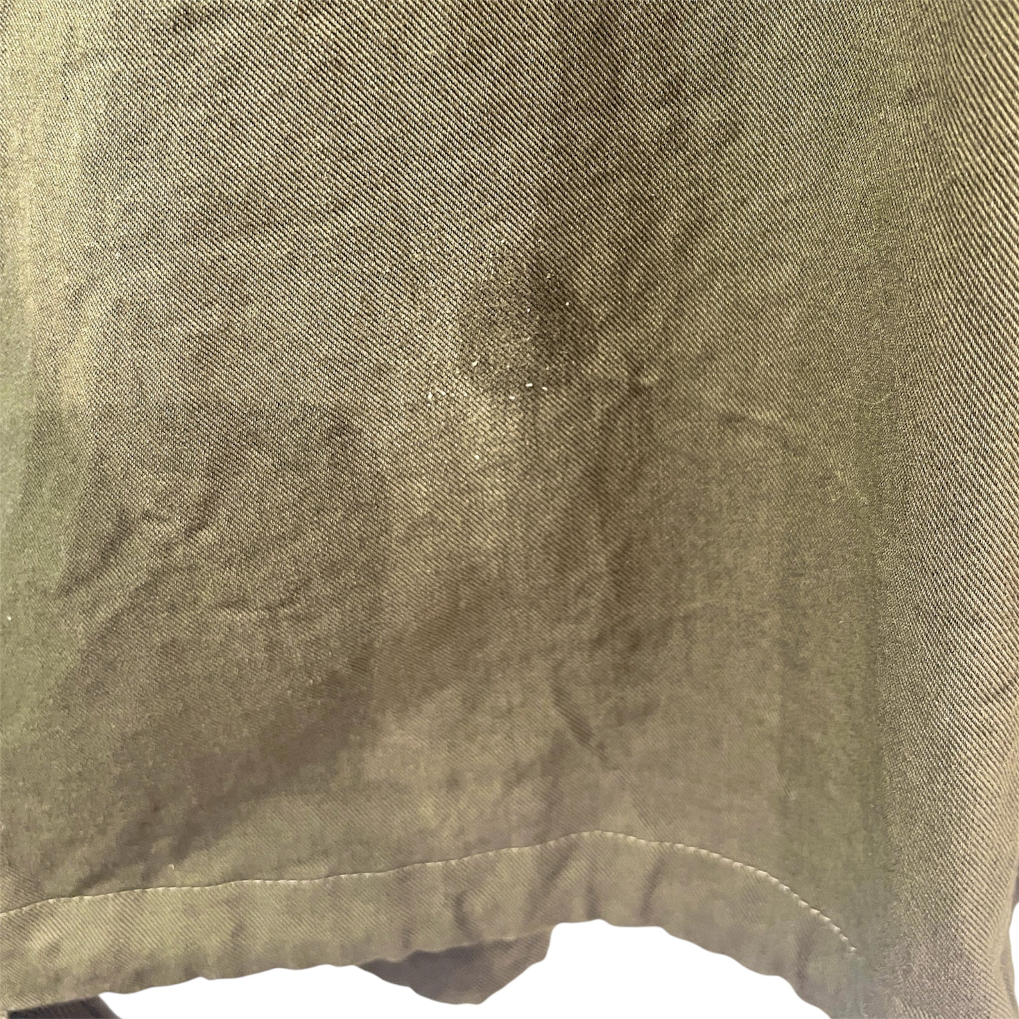 SAINT LAURENT/LS Shirt/50/Cotton/KHK/Military/MILITARY SMOCK W/ BEADING view 6