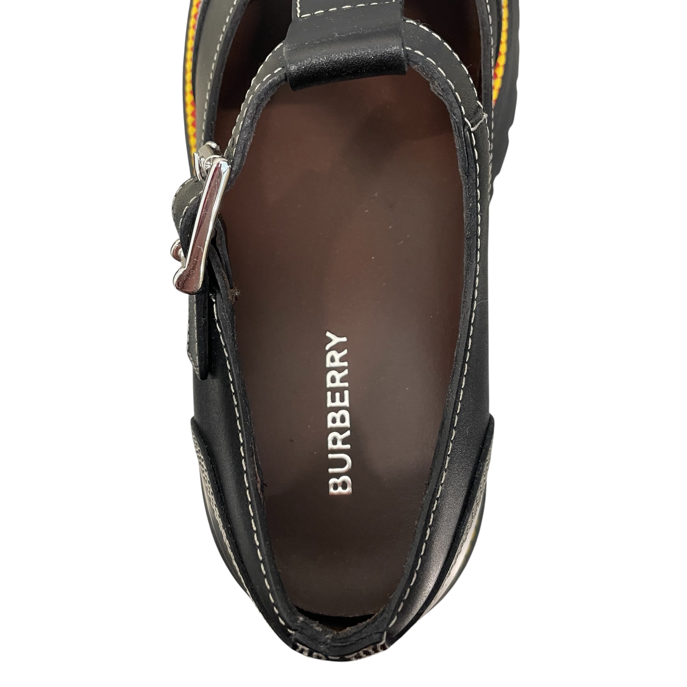 BURBERRY/Shoes/US 6/Leather/BLK/ view 4