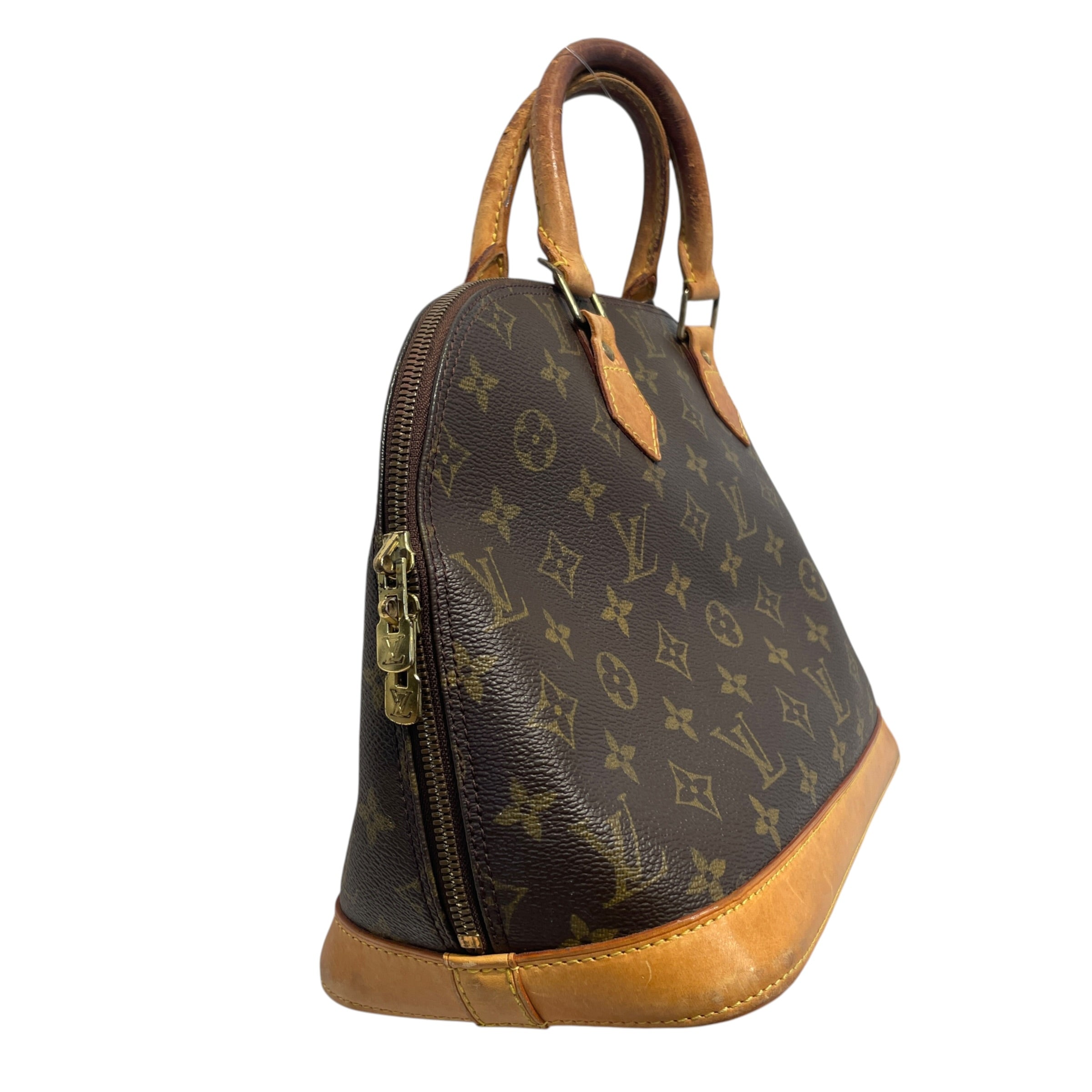 LOUIS VUITTON/Hand Bag/Monogram/Leather/BRW/Alma Handbag view 8