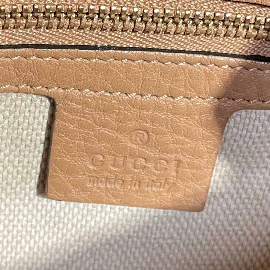 GUCCI/Hand Bag/Cotton/CRM/GOLD CHAIN view 3