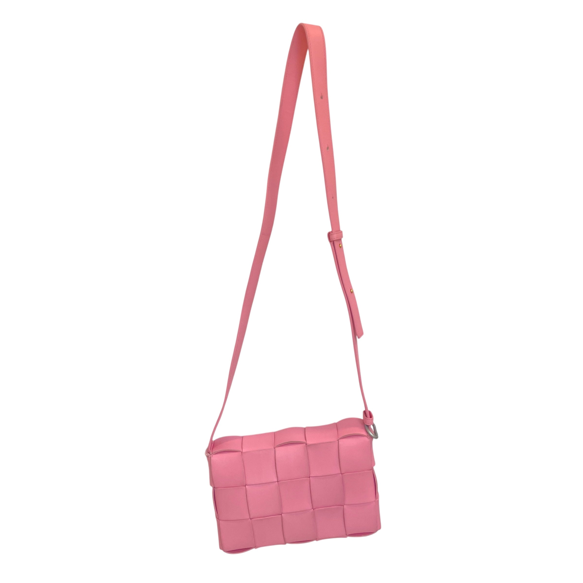 BOTTEGA VENETA/Cross Body Bag/OS/Leather/PNK/CASSETTE LEATHER CB BAG view 2