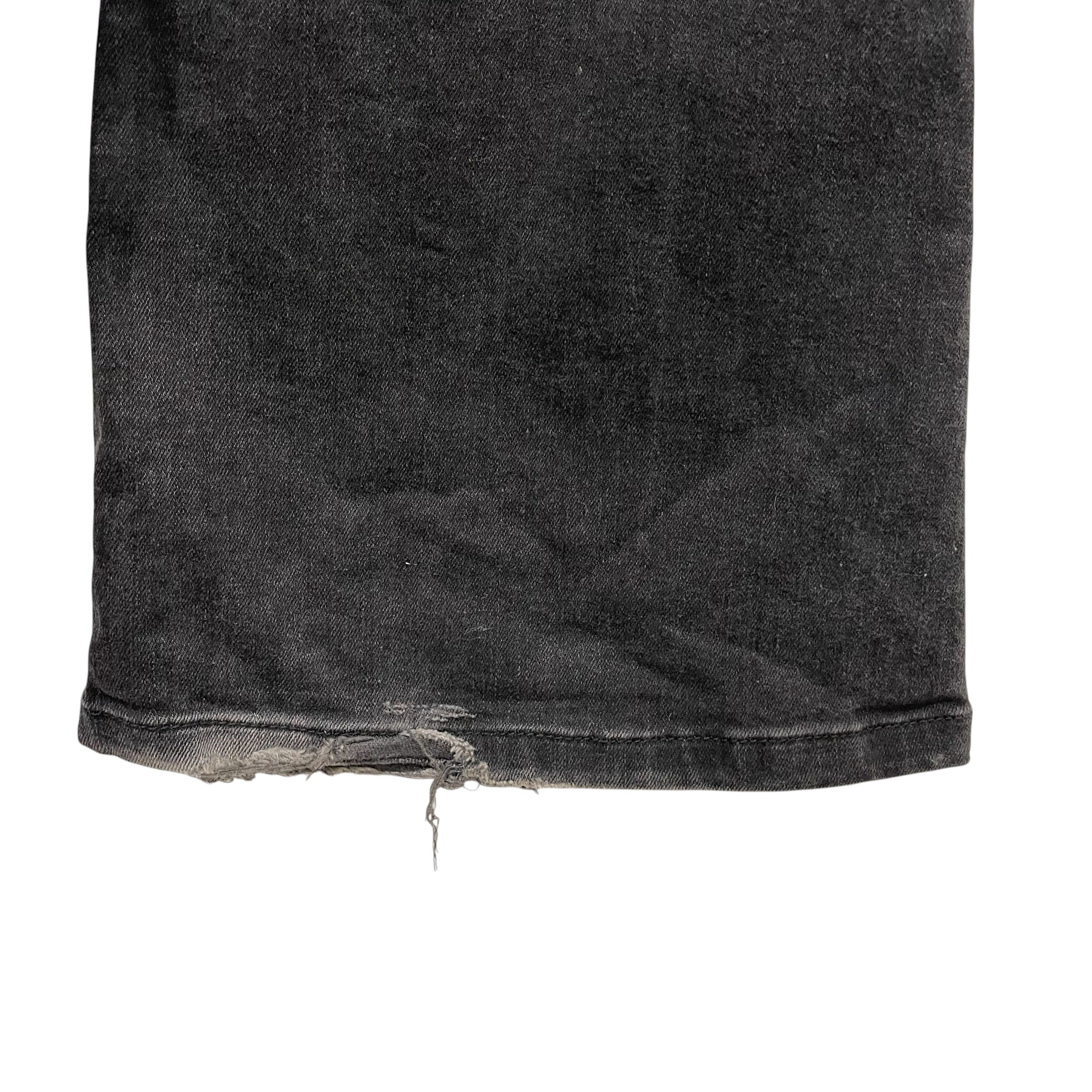 1017 ALYX 9SM(ALYX)/Bootcut Pants/28/Cotton/BLK/Low-rise/super flare circle zipper ring view 4