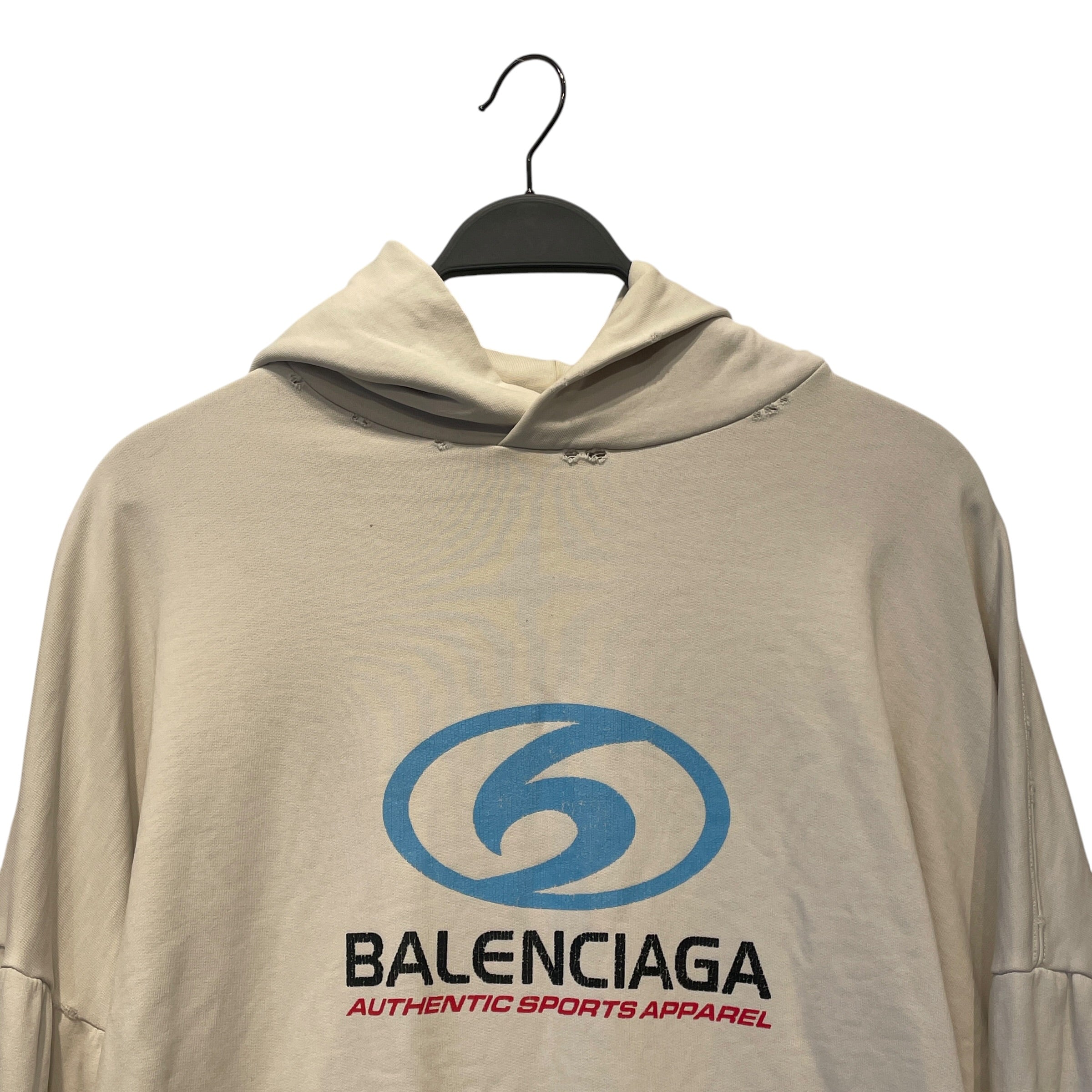 BALENCIAGA/Hoodie/2/Cotton/CRM/SURF HOODIE view 2