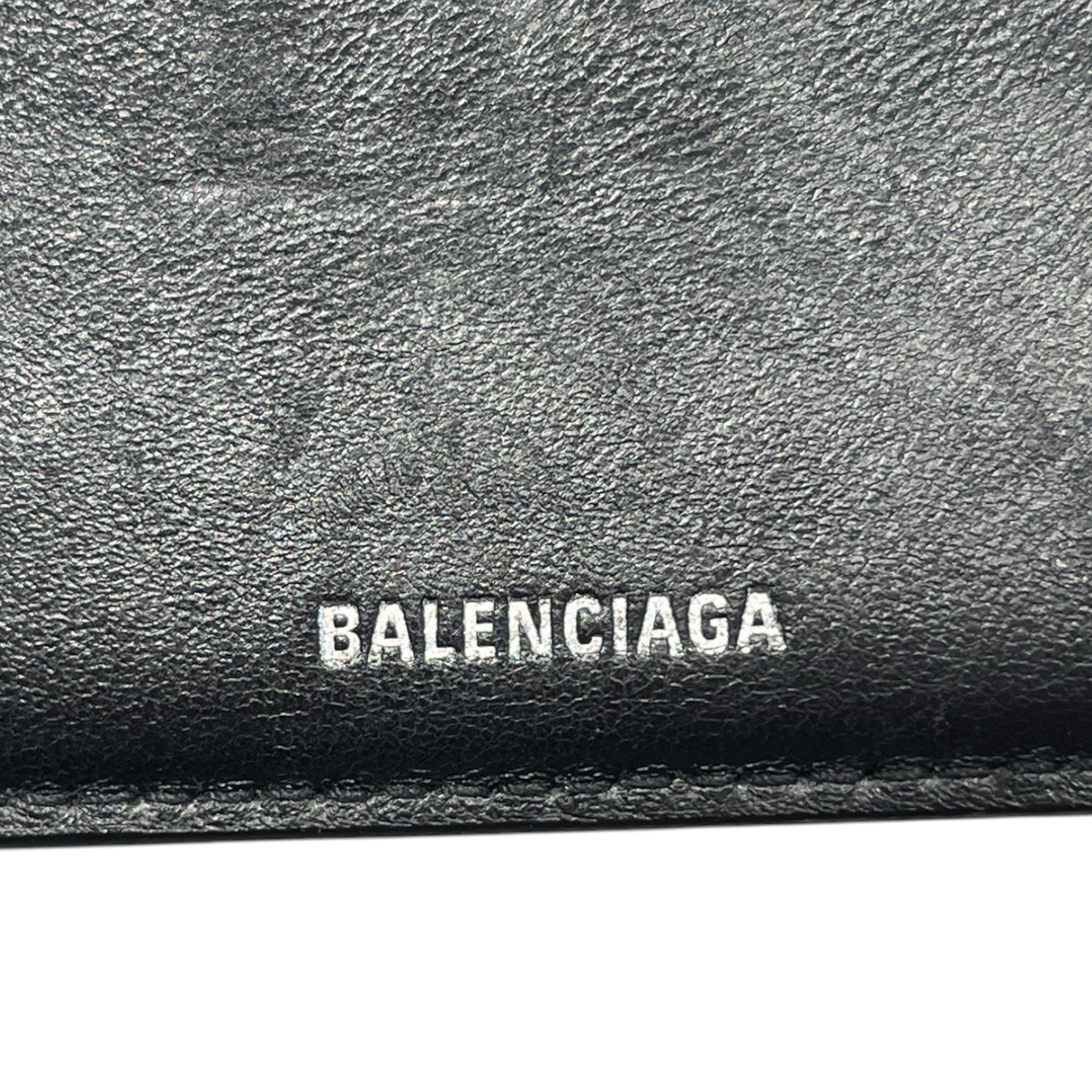 BALENCIAGA/Trifold Wallet/Leather/BLK/L's/63433 4 1000 hour glass view 5