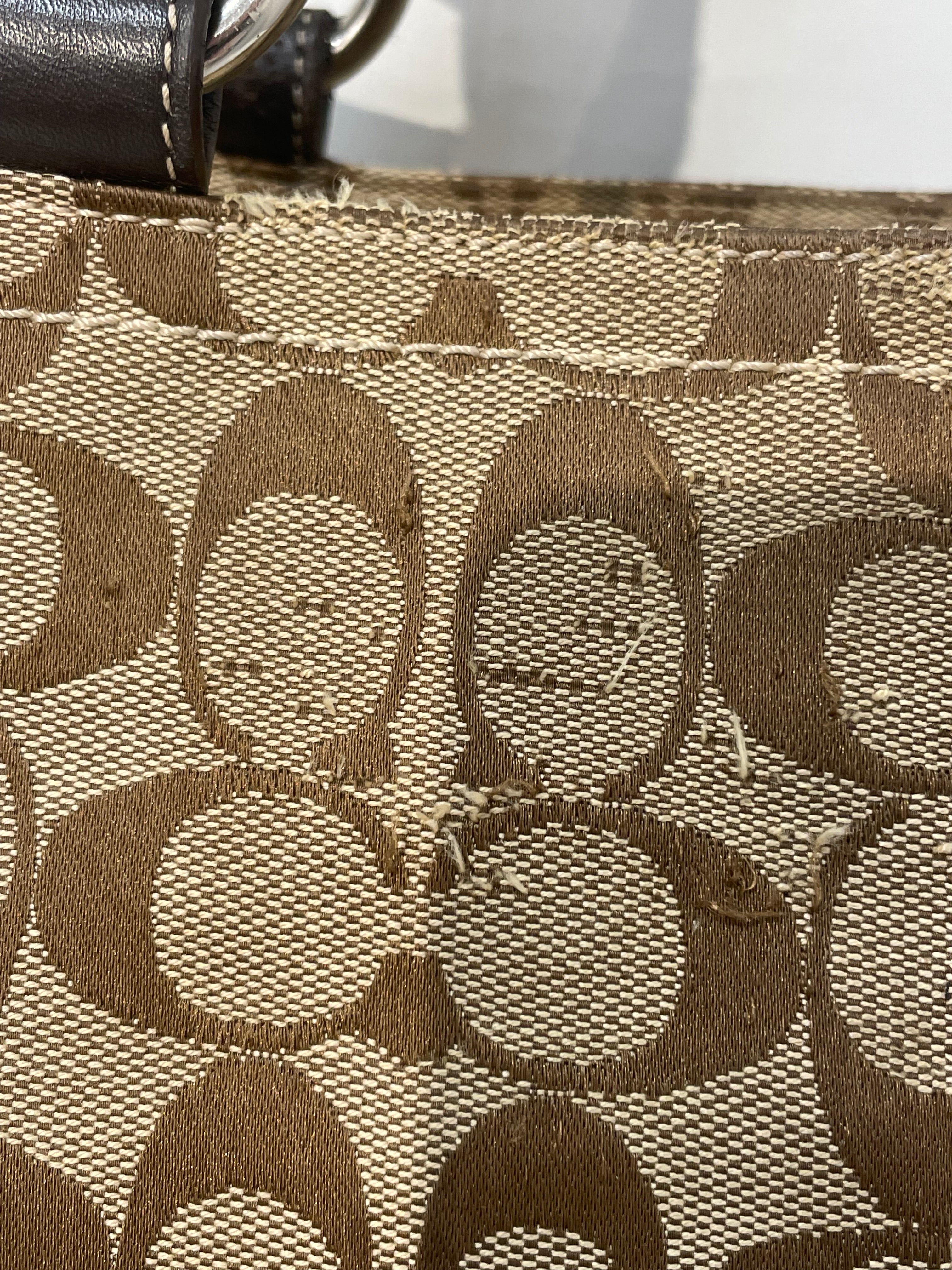 COACH/Tote Bag/Monogram/Cotton/CML/double pocket 06378 view 9
