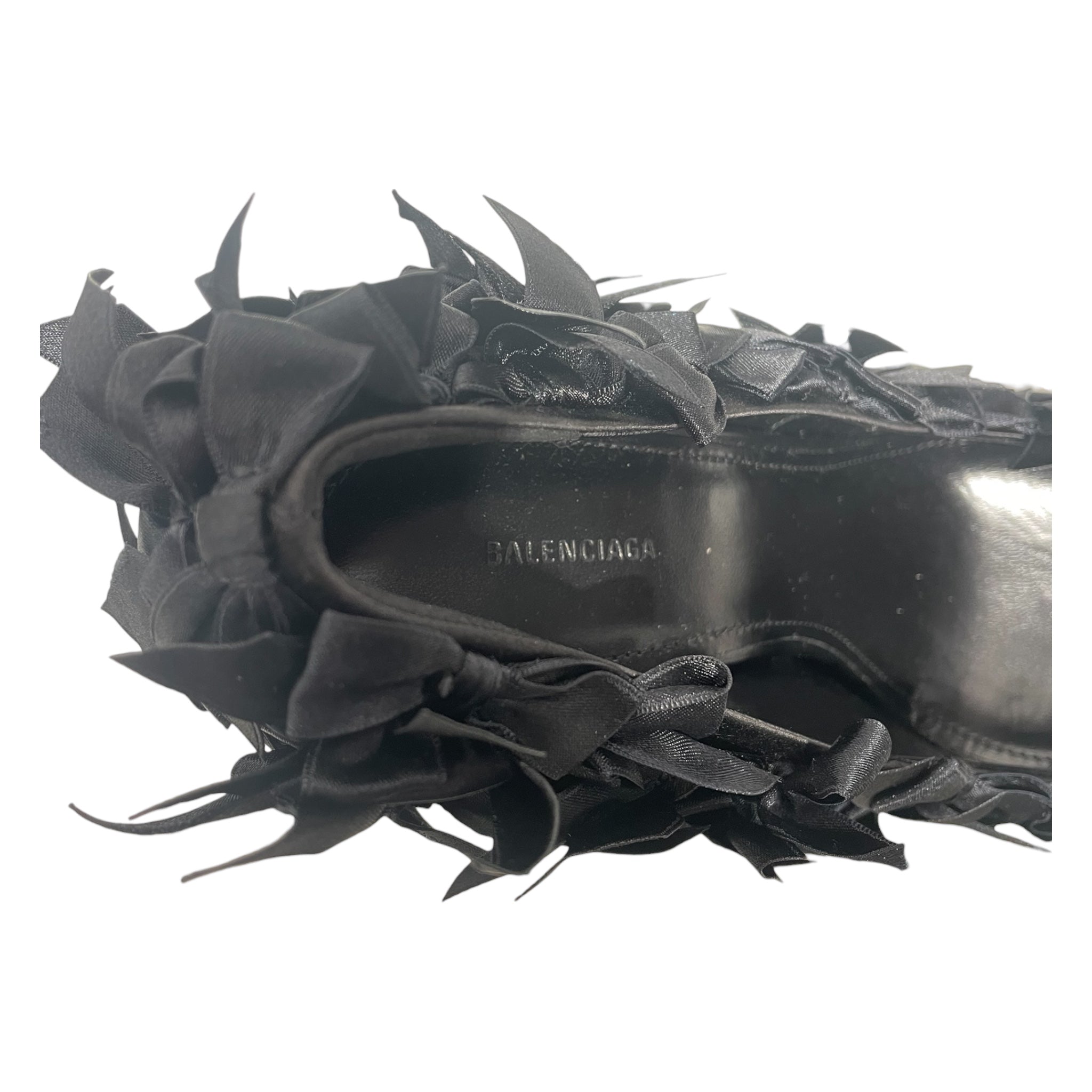 BALENCIAGA/Heels/EU 38/BLK/Marie-A-Satin Pump view 3