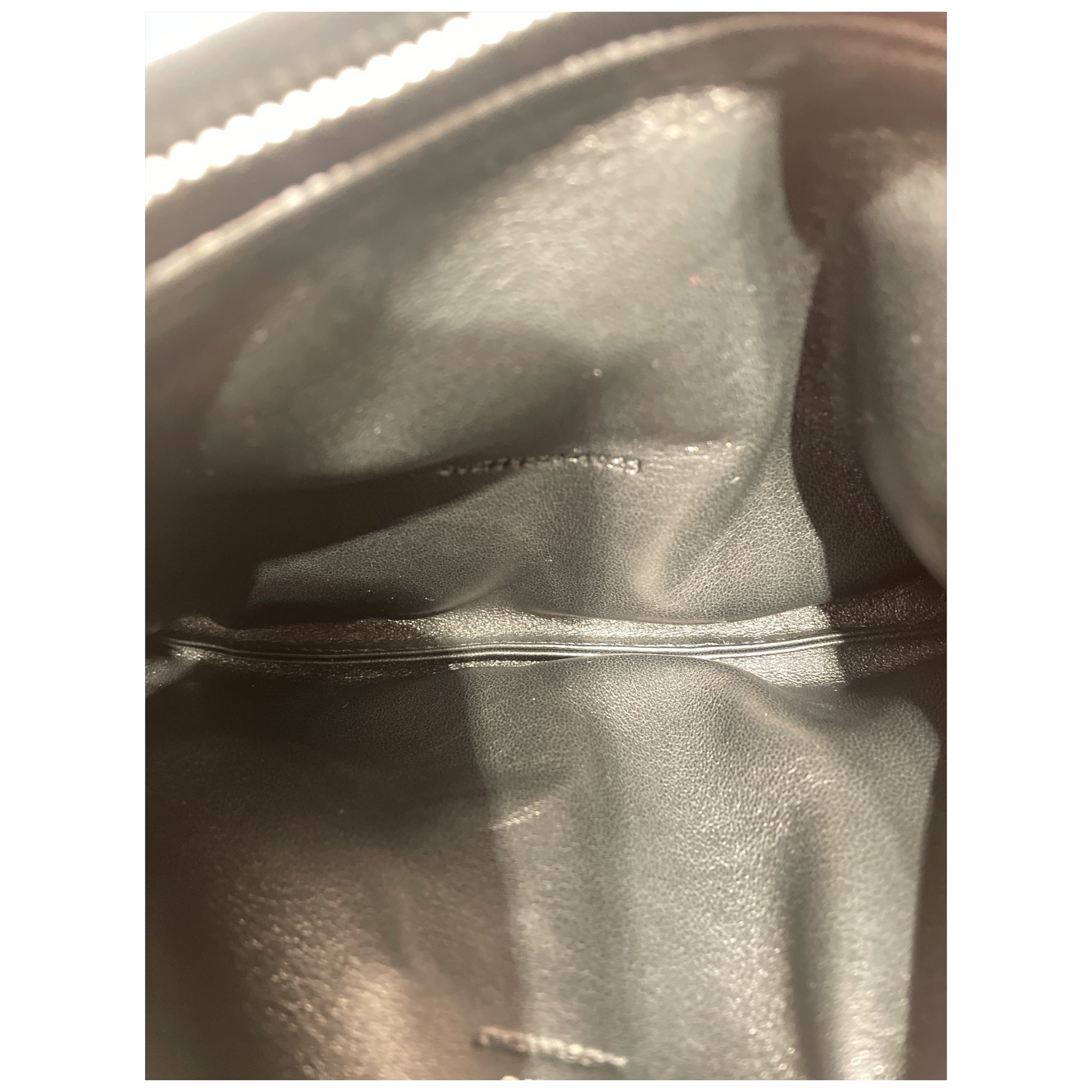 SAINT LAURENT/Pouch/Leather/BLK/Padded Leather Clutch view 3