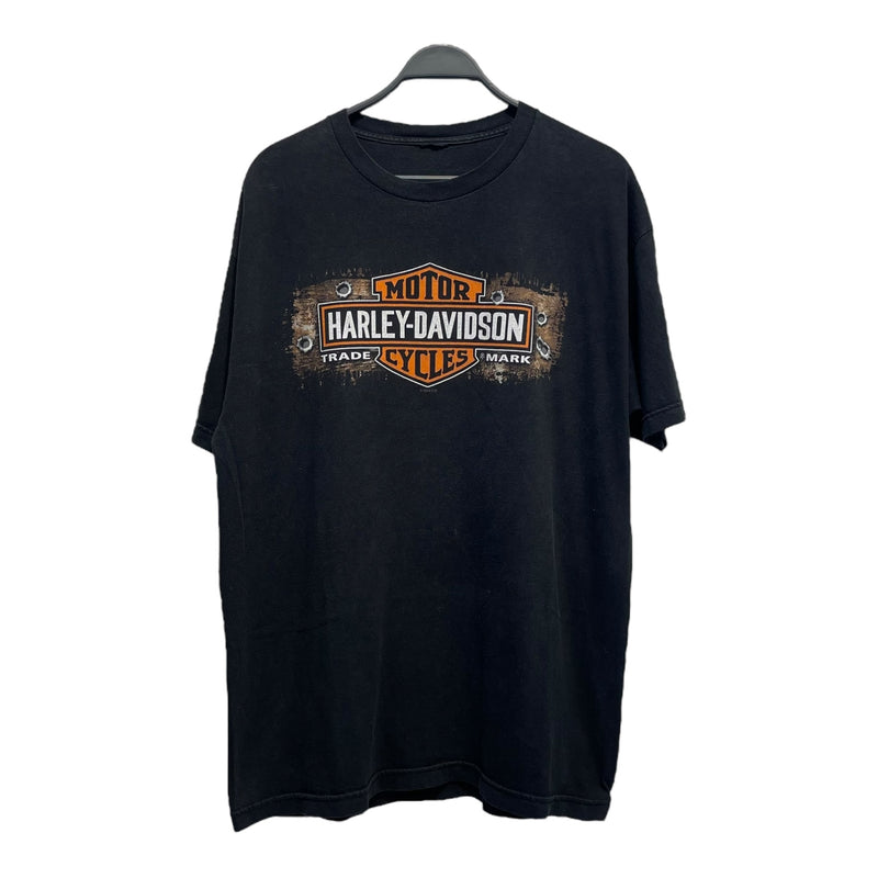 HARLEY DAVIDSON/T-Shirt/XL/Cotton/BLK/Graphic/AL CAPONE