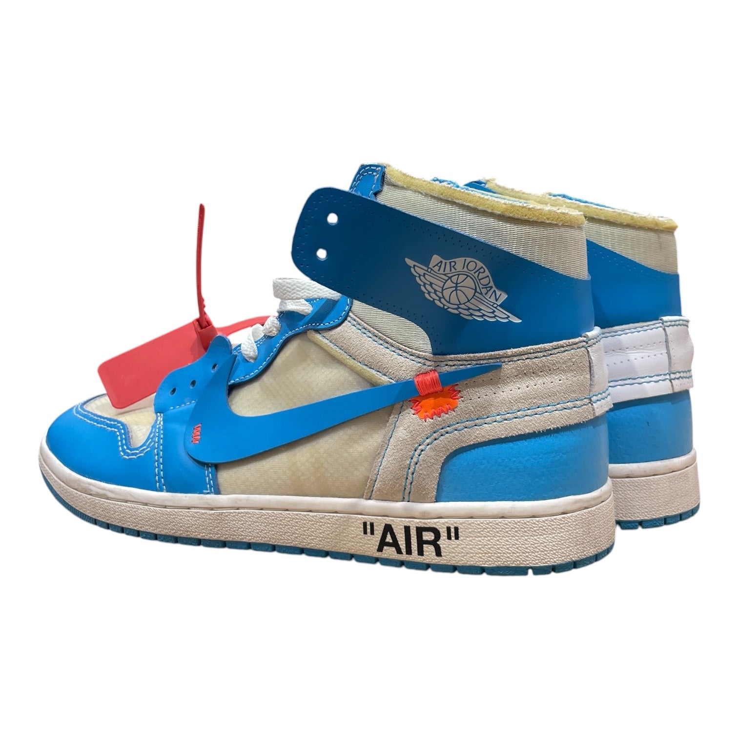 NIKE/Hi-Sneakers/US 11/Nylon/BLU/unc off white jordan 1 view 2