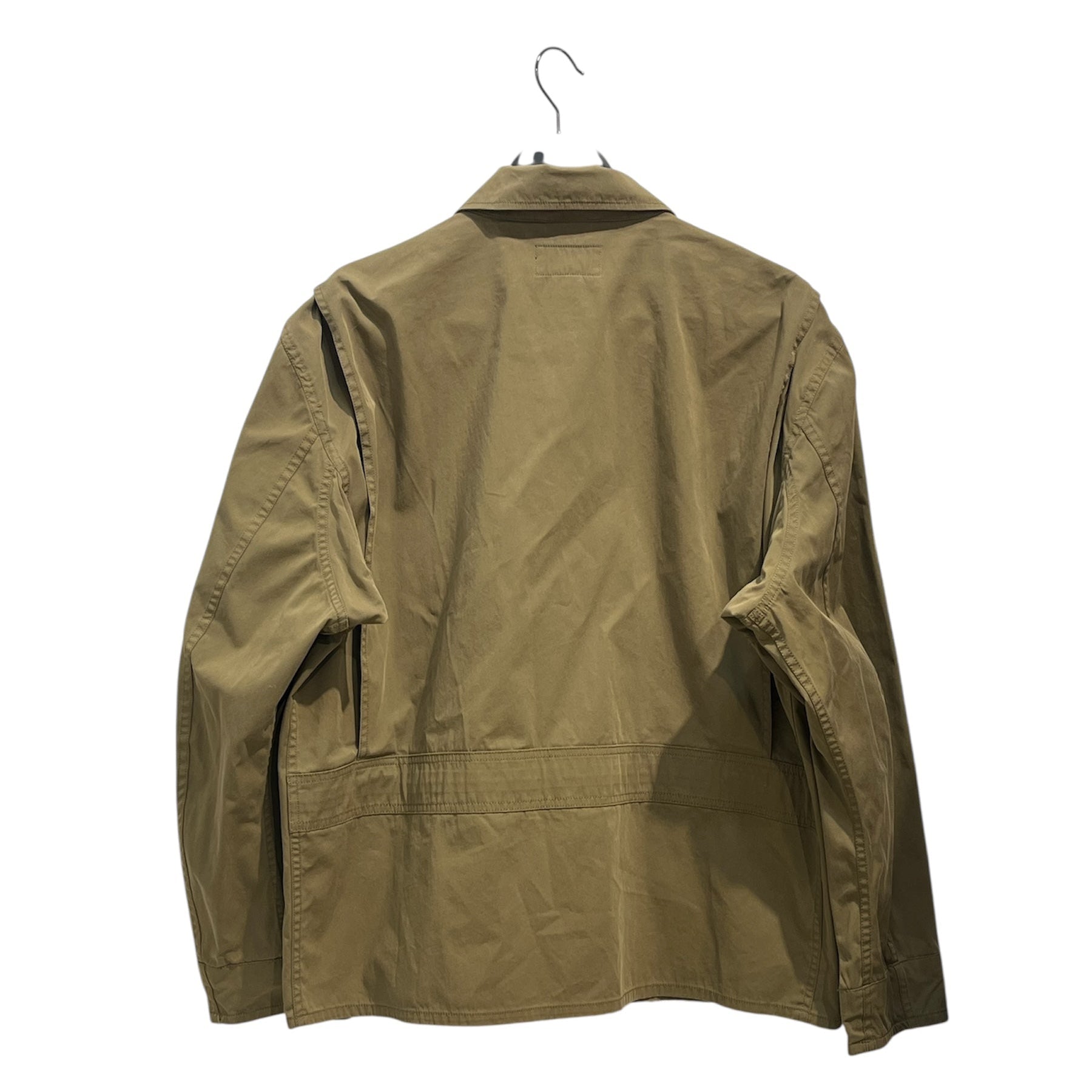 RRL/Jacket/XL/Cotton/GRN/leather patch front zip up view 2