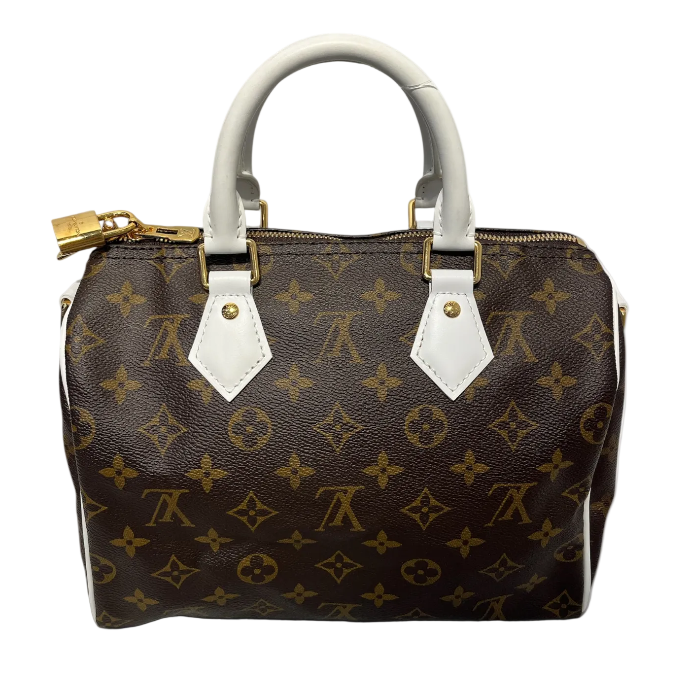 LOUIS VUITTON/Boston Bag/Leather/BRW/Speedy Bandouliere 25 Tennis view 2