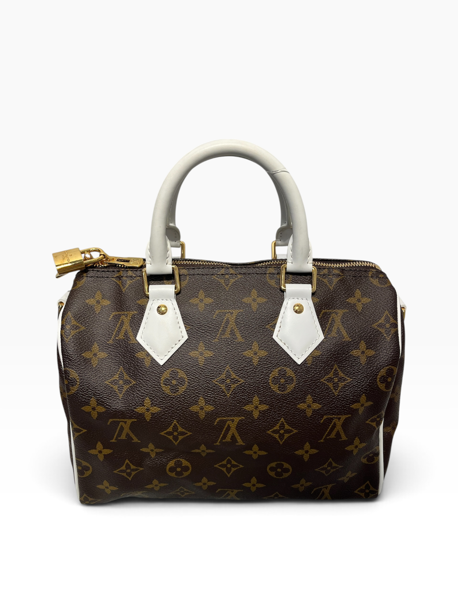 LOUIS VUITTON/Boston Bag/Leather/BRW/Speedy Bandouliere 25 Tennis view 4