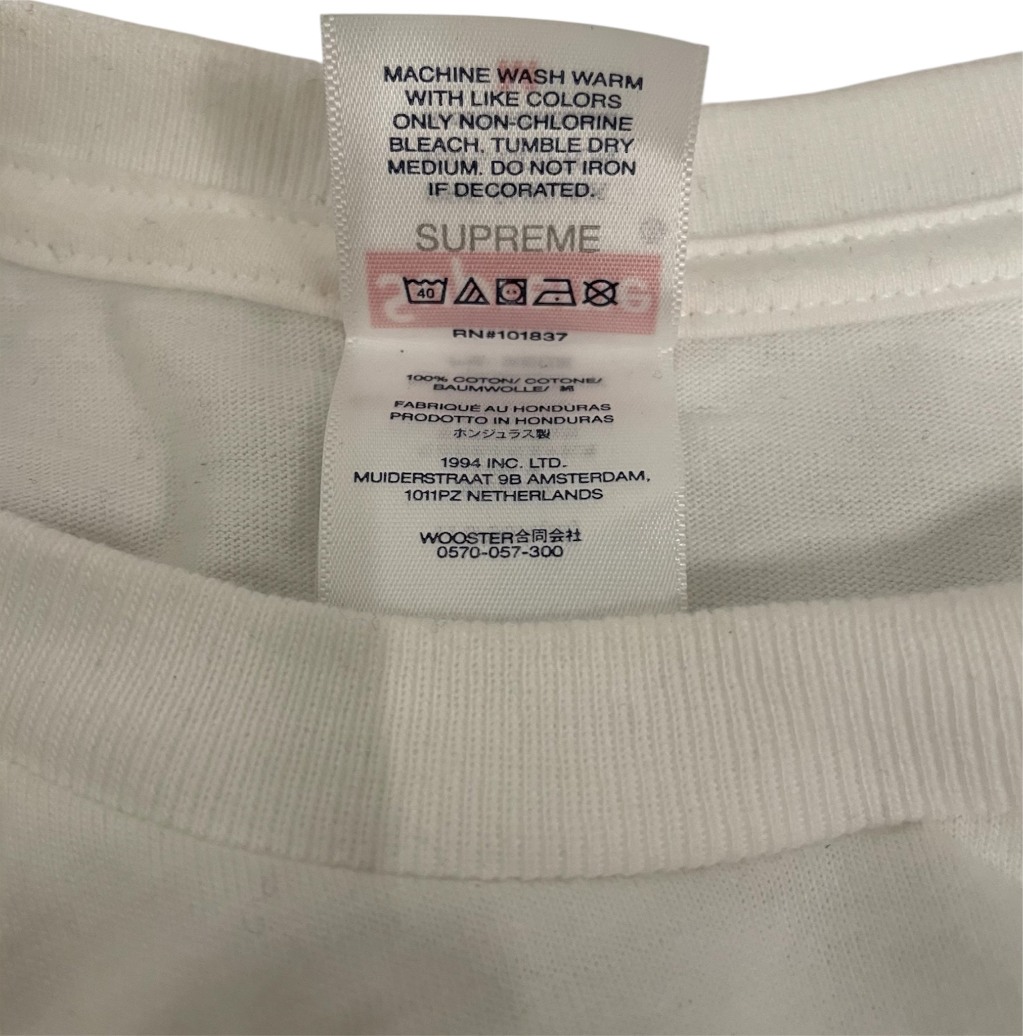 Supreme/T-Shirt/M/Cotton/WHT/STERLING RUBY BOGO view 4