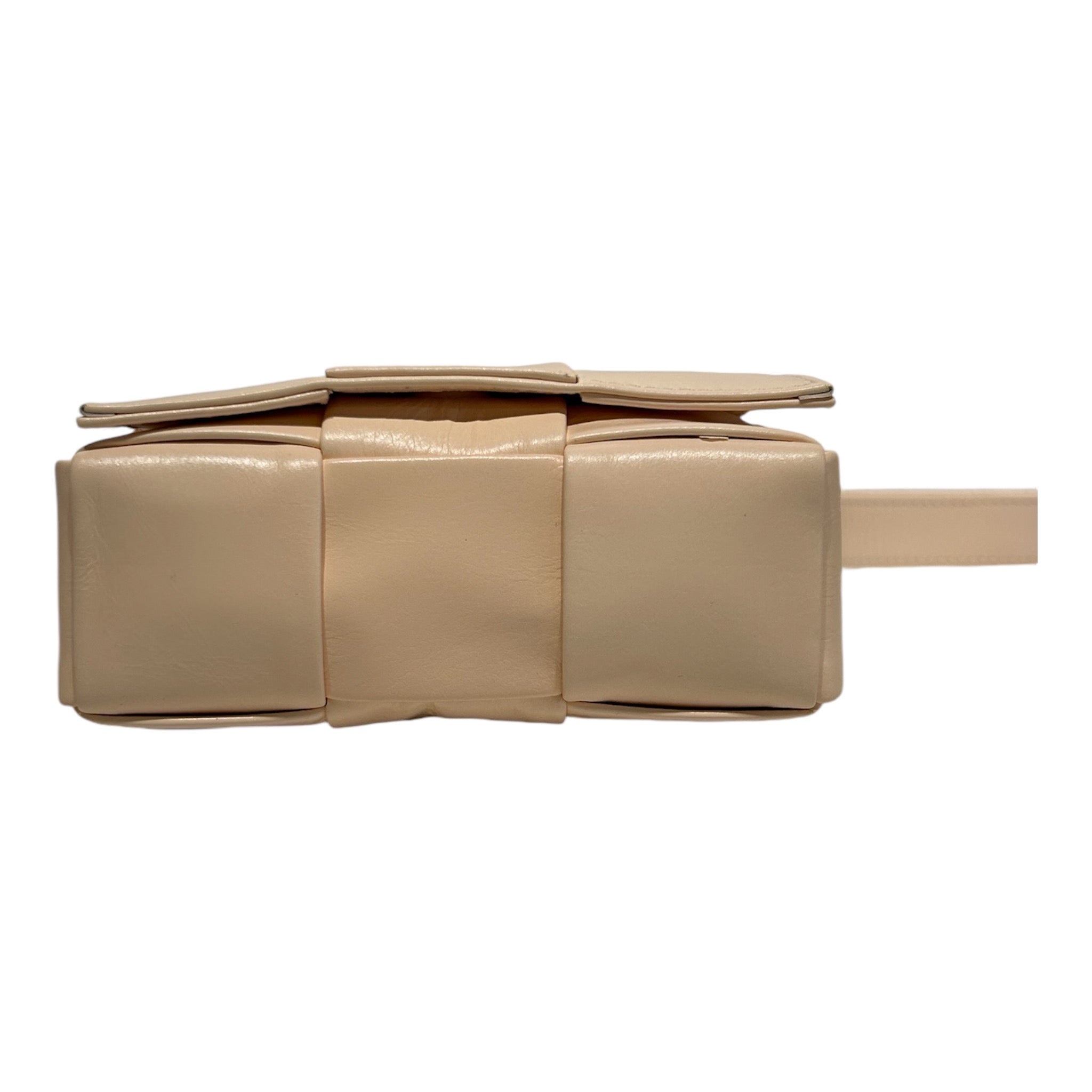 BOTTEGA VENETA/Cross Body Bag/OS/Leather/PNK/Cassette Mini view 3