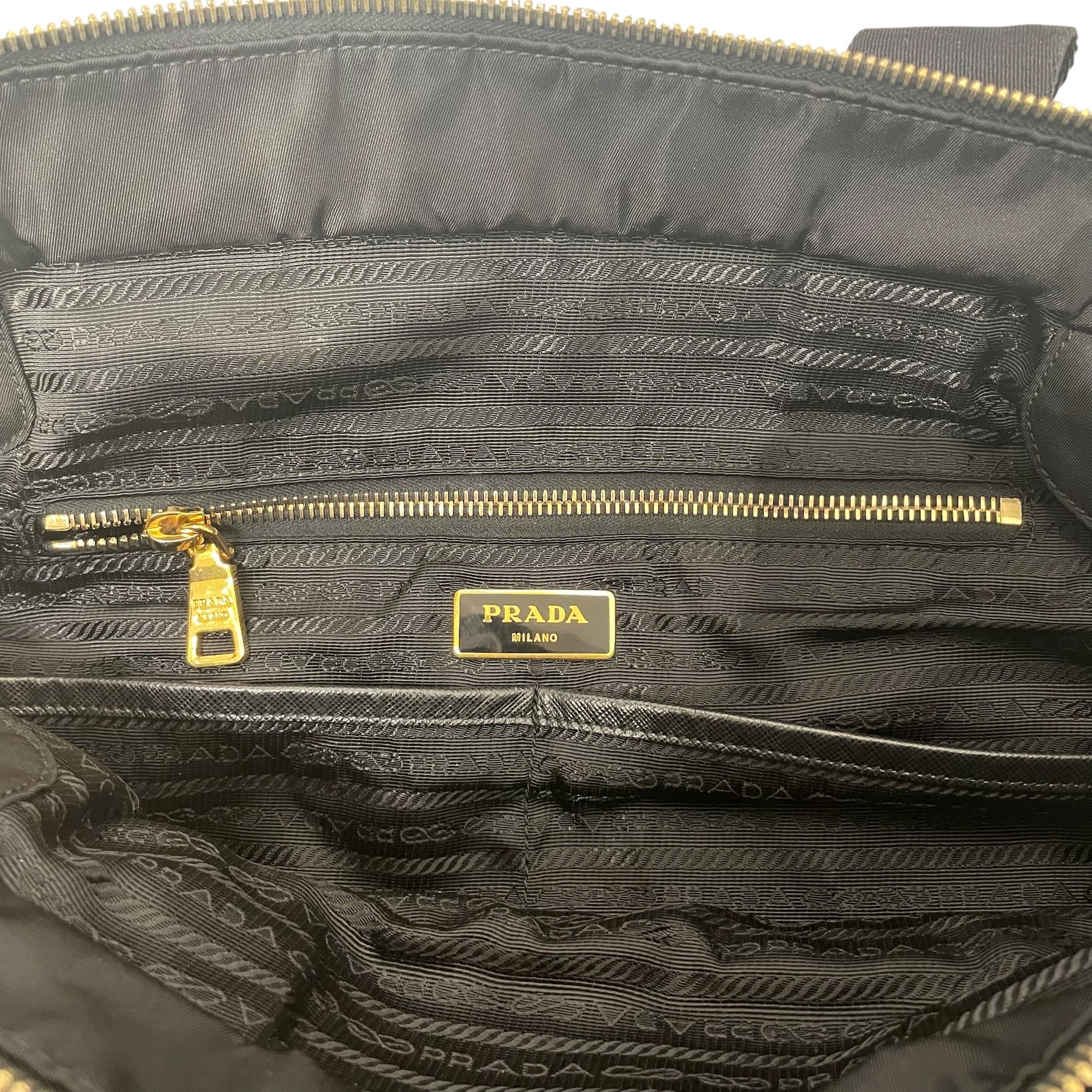 PRADA/Tote Bag/Nylon/BLK/TESSUTO DIAPER BAG view 5