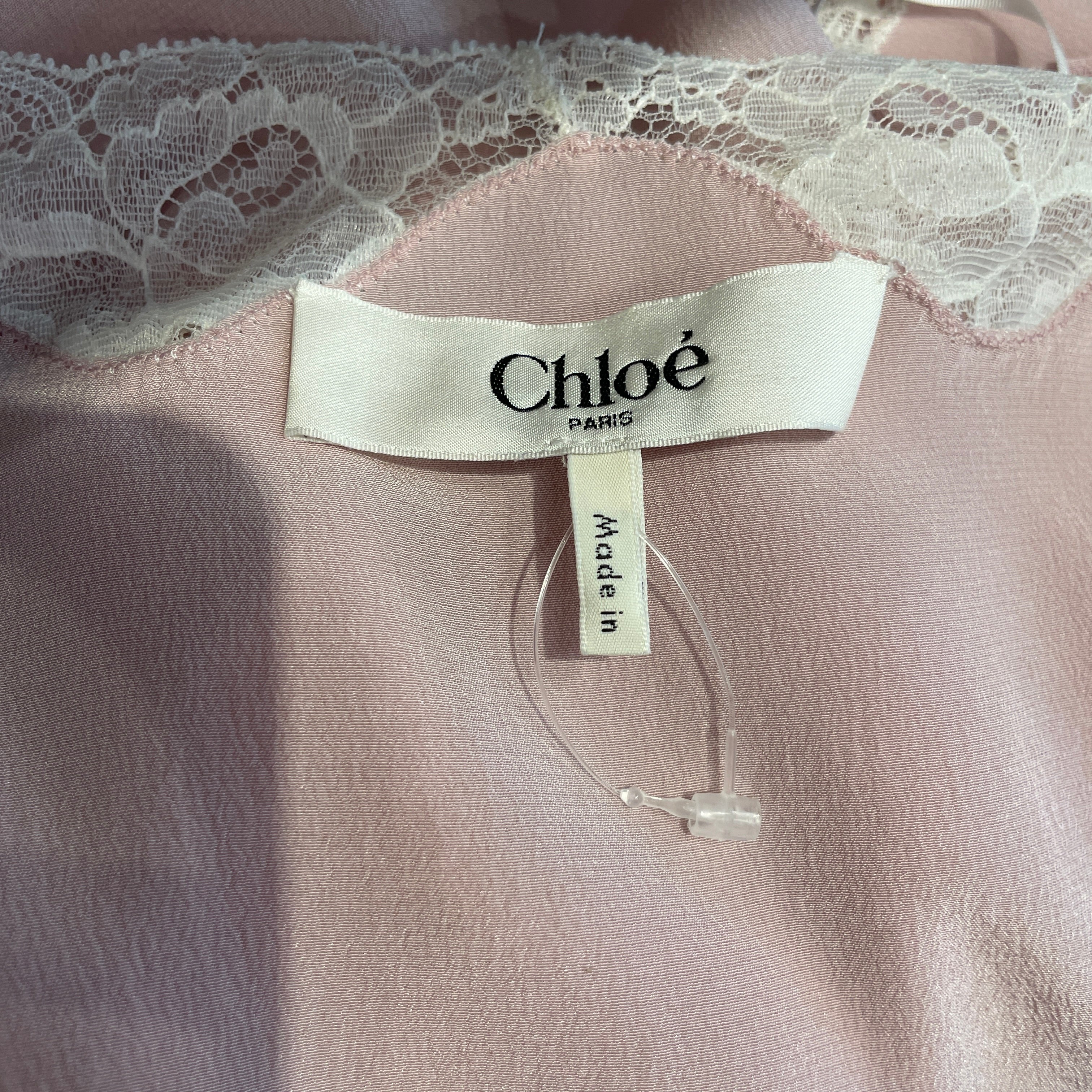 Chloe/Camisole/Silk/PNK/DRAWSTRING / LACE view 5