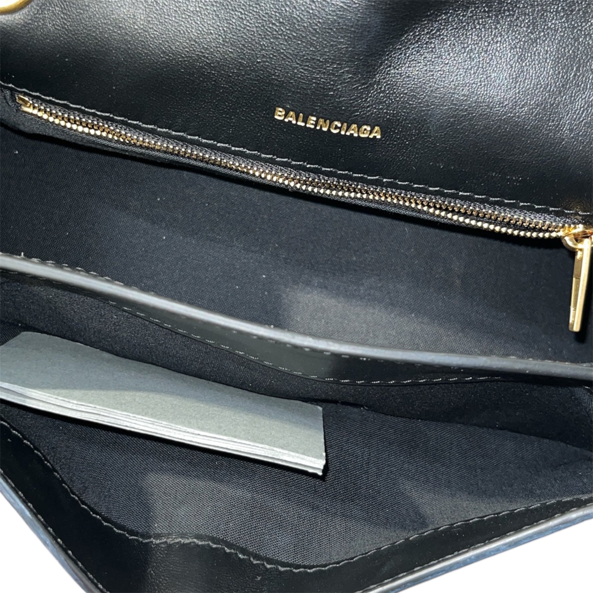 BALENCIAGA/Cross Body Bag/Leather/BLK/FRENCH CHARMS view 5