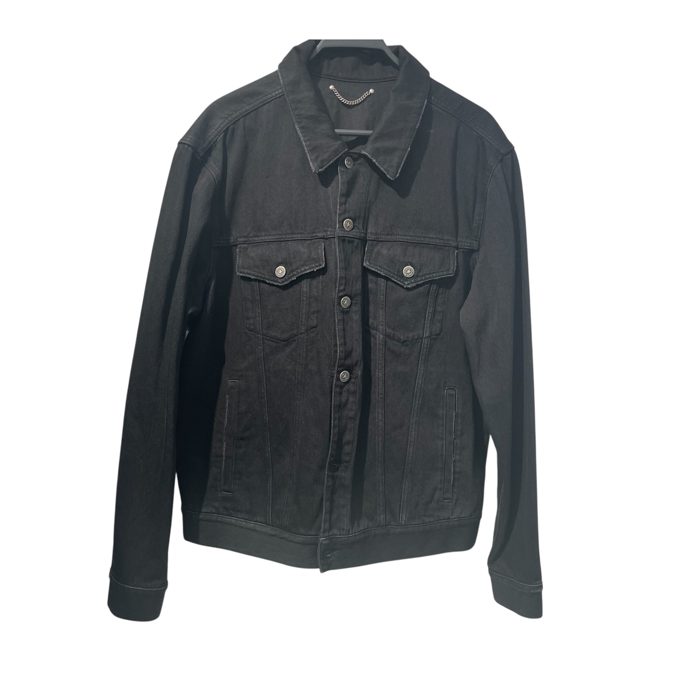 GOLDEN GOOSE/Denim Jkt/54/Denim/BLK/ view 1