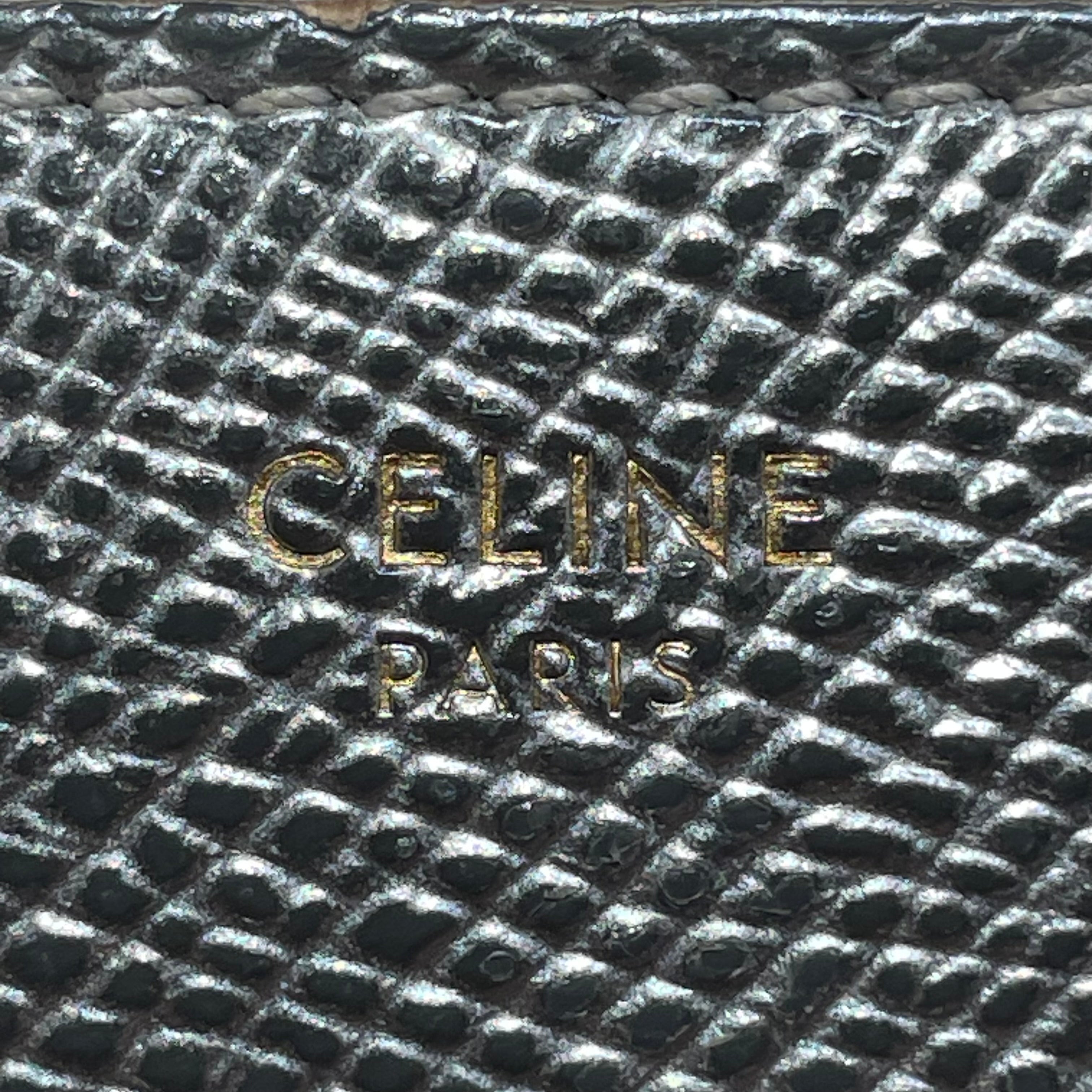 CELINE/Long Wallet/Leather/SLV/ view 3