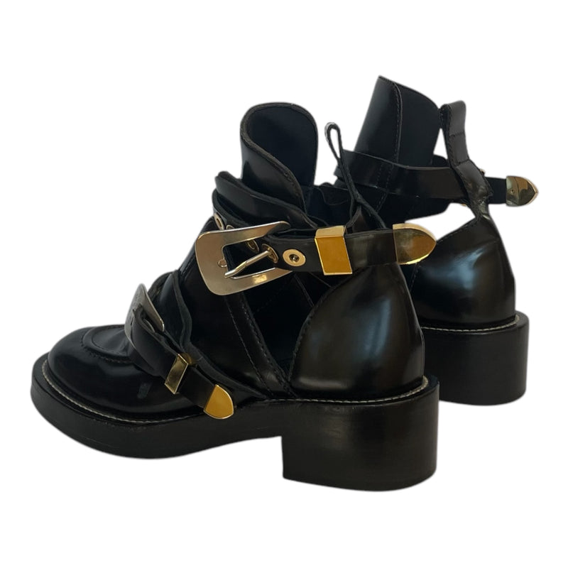 BALENCIAGA/Boots/EU 36/Leather/BLK/COWBOY LEATHER BOOT
