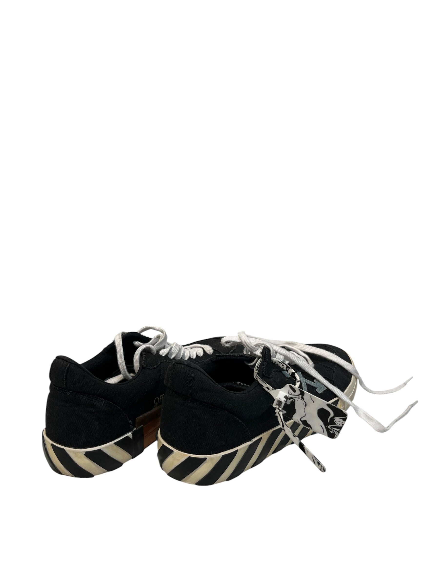 OFF-WHITE/Low-Sneakers/EU 44/Stripe/BLK/VULC LOW ECO CANVAS view 2