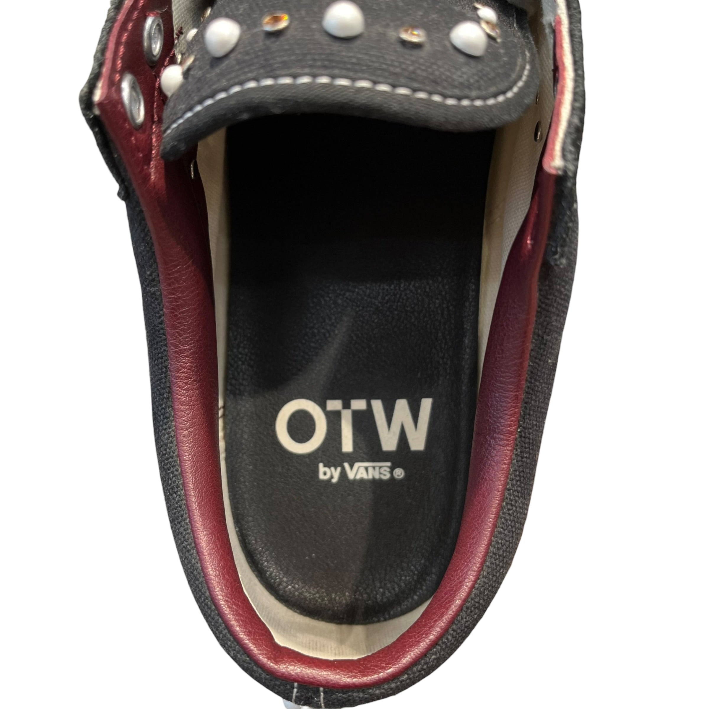 VANS/Low-Sneakers/US 11.5/Cotton/BLK/OTW PEARLIZED view 5