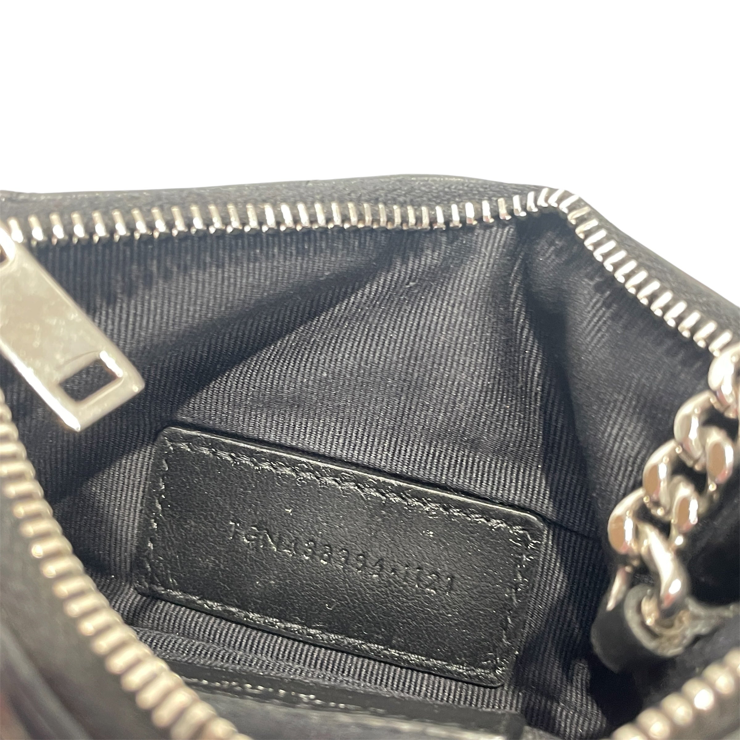 SAINT LAURENT/Coin Wallet/Leather/BLK/BLACK QUILTING view 5