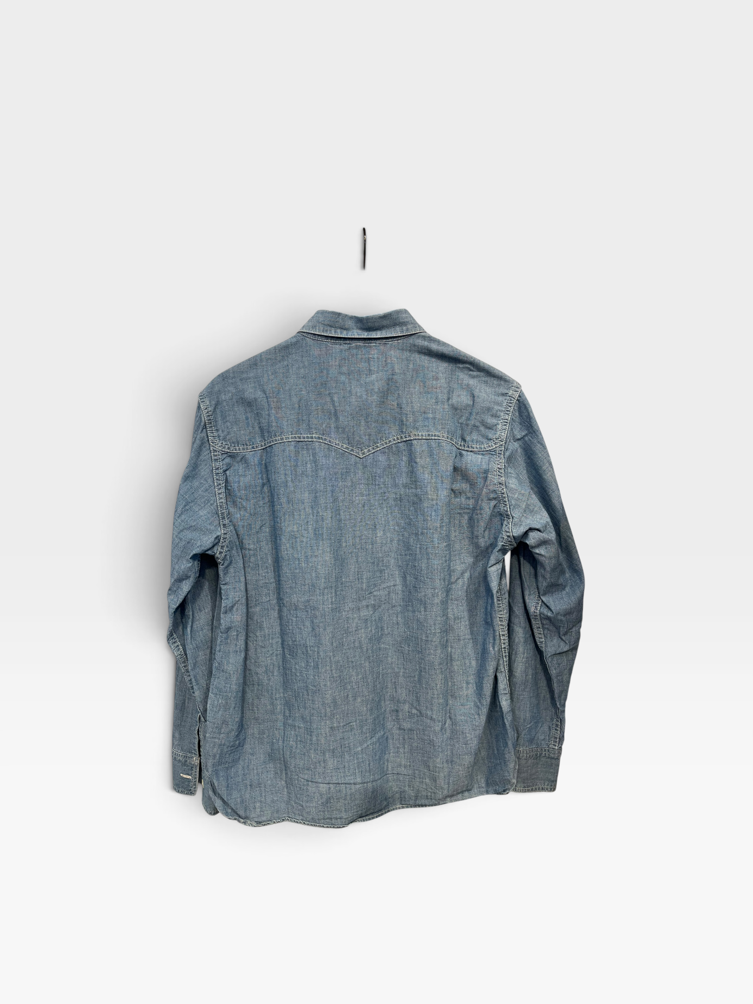 w)taps/LS Shirt/1/Cotton/IDG/WTAPS DENIM BUTTON SHIRT view 2