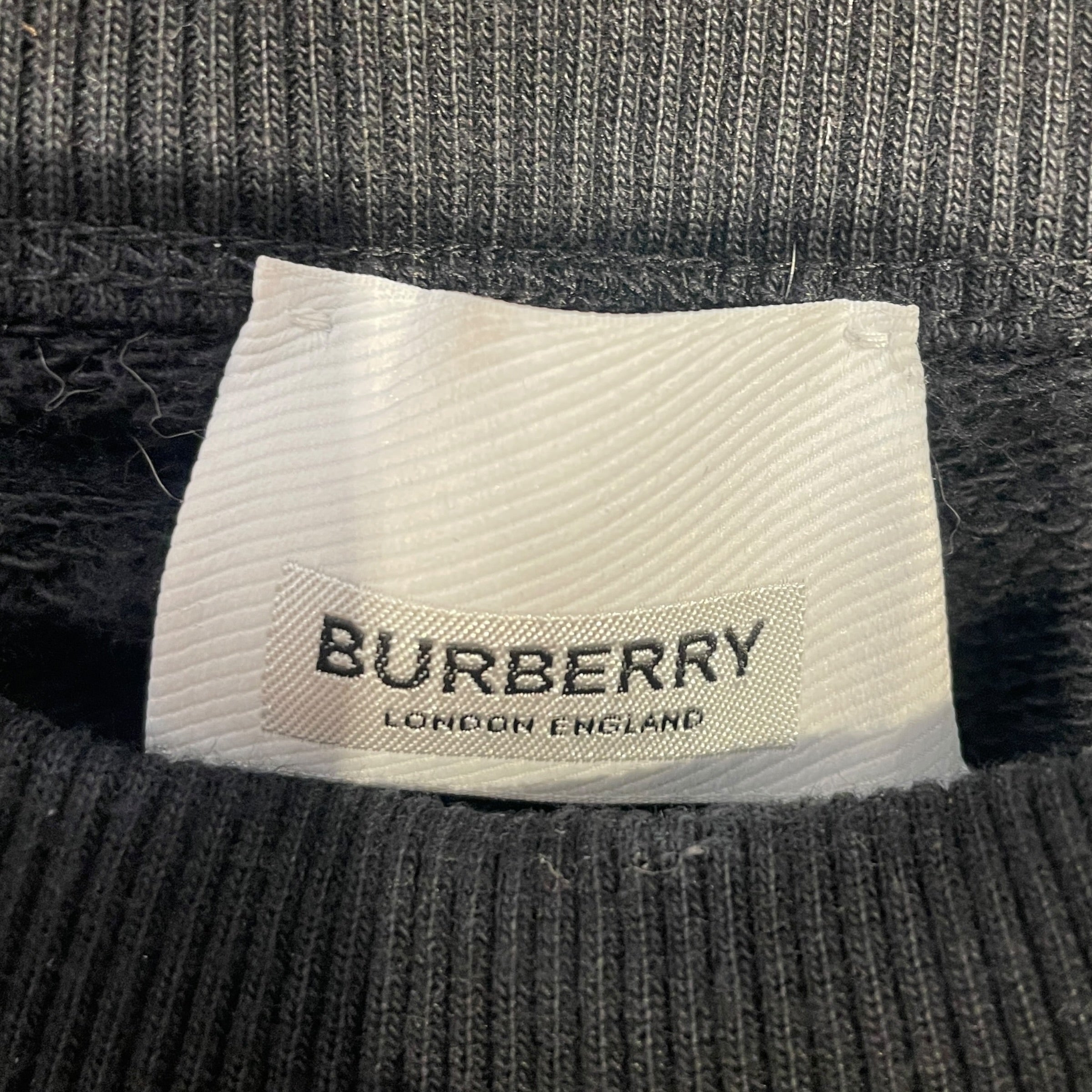 BURBERRY/Heavy Sweater/XL/Cotton/BLK/horseferry print view 4